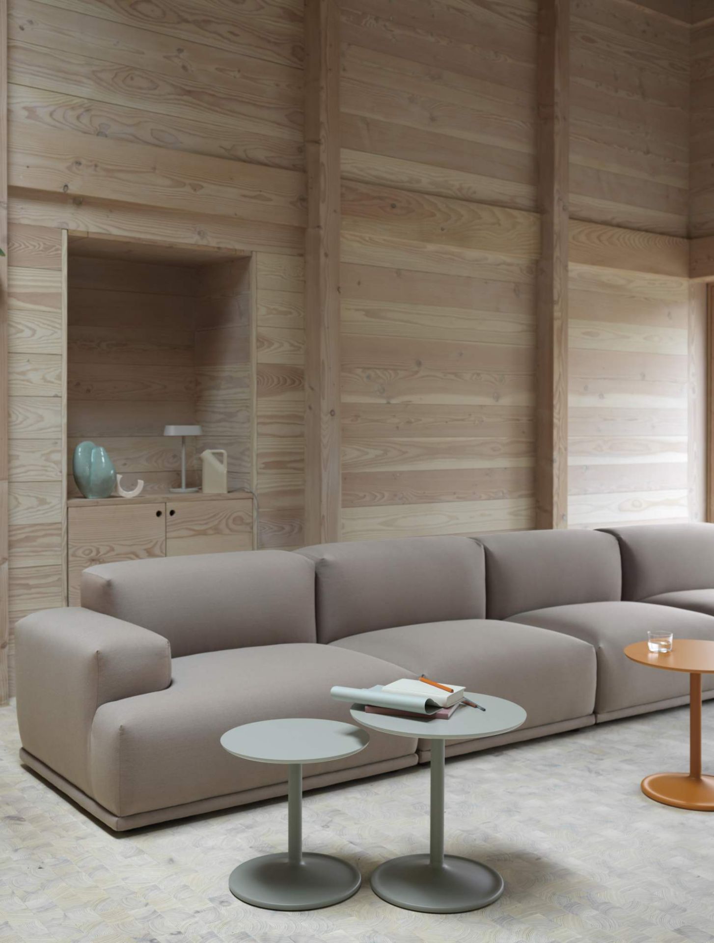 Connect Soft Modular Sofa 2-Sitzer Clay 12 Konfiguration 2 Muuto