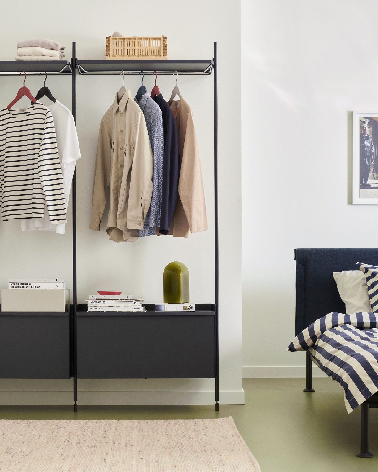 Pier System 1002 2 Column Regal / Garderobe Hay 