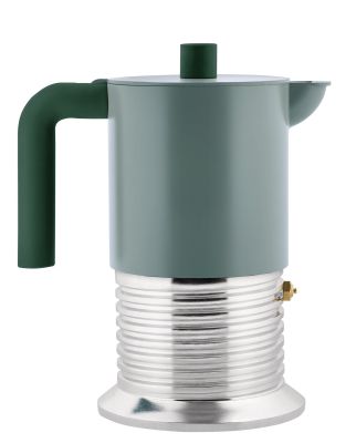 PM01/3 Vite Espressokocher für 3 Tassen Alessi Salbeigrün