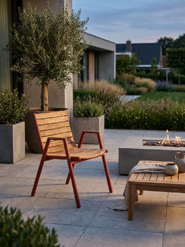 Pilotis Sessel mit Armlehnen Teak Outdoor Fermob