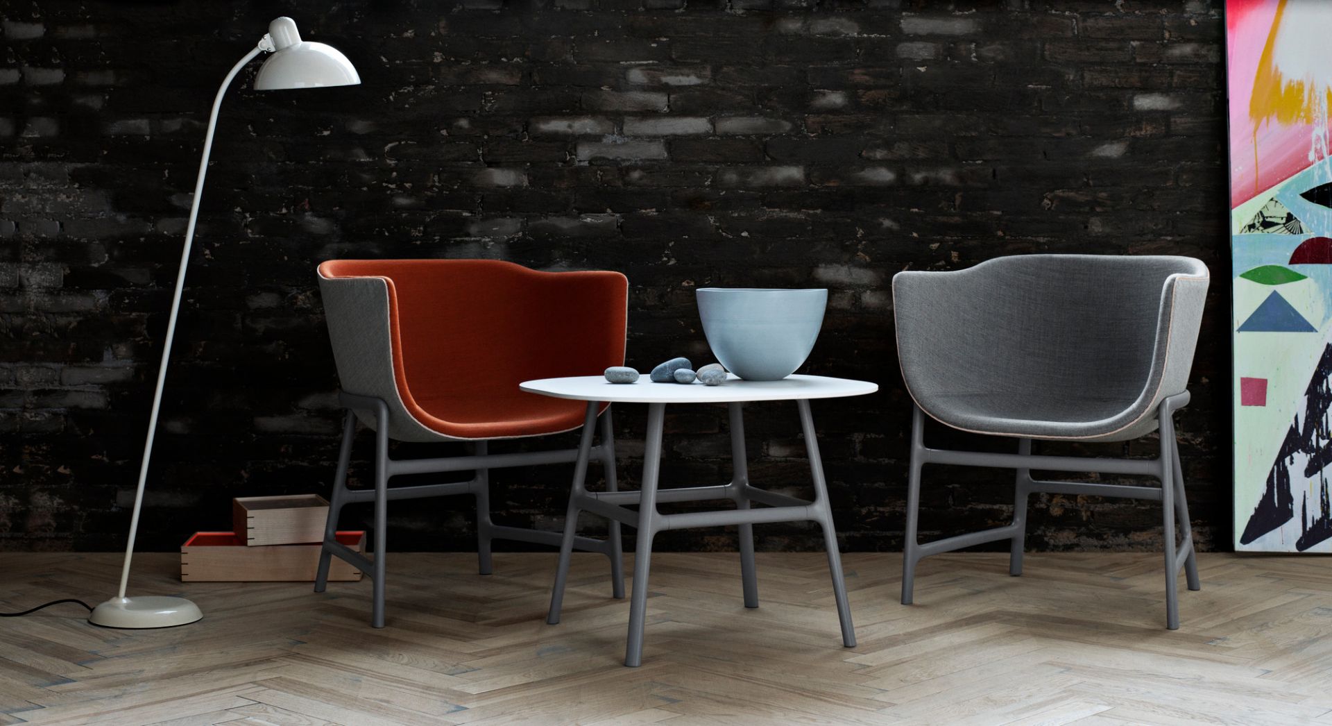 6556 F Stehleuchte KAISER idell Fritz Hansen