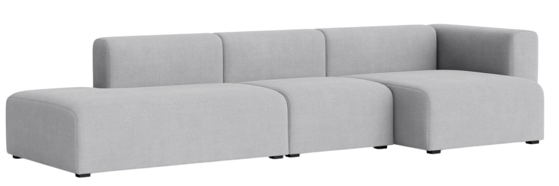 Mags Sofa 3-Sitzer Combination 4 mit Armlehne rechts Hay 