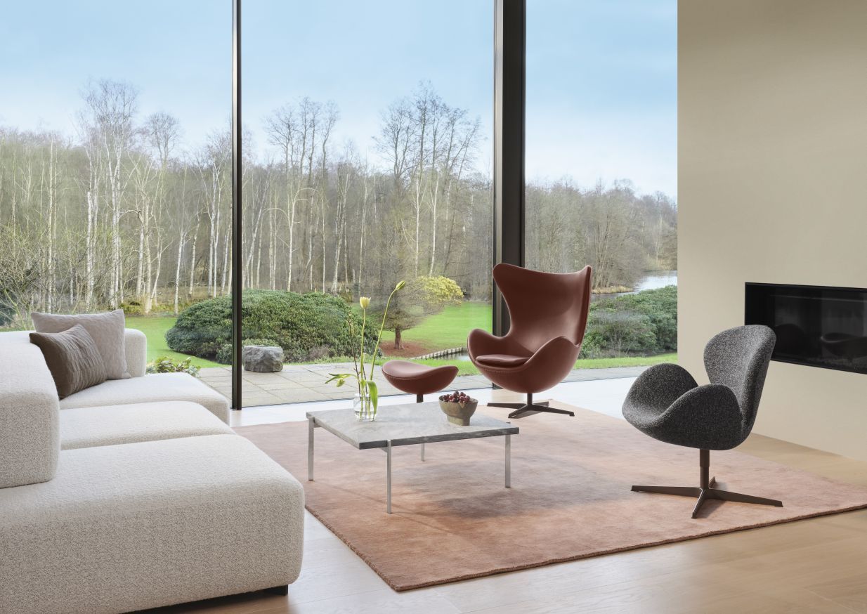 Das Ei / Egg Chair Sessel Fritz Hansen Jubiläumsmodell