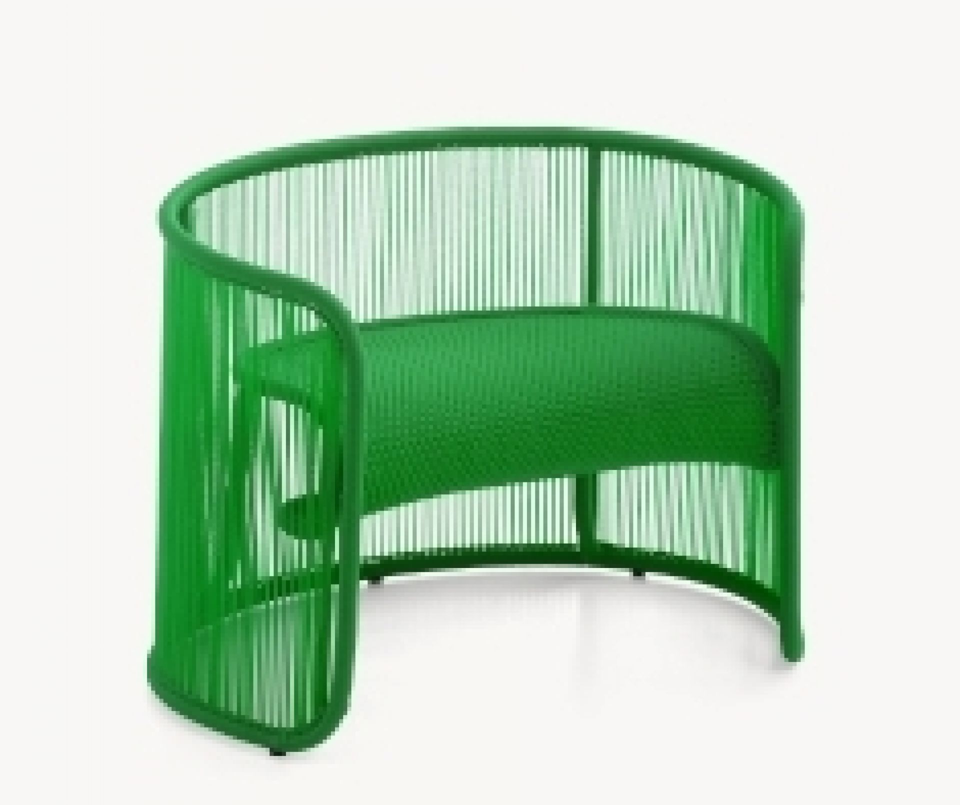 Grüner Husk S Hocker von Moroso aus der M' Afrique Collection. Design Hocker für Innen und Außen.