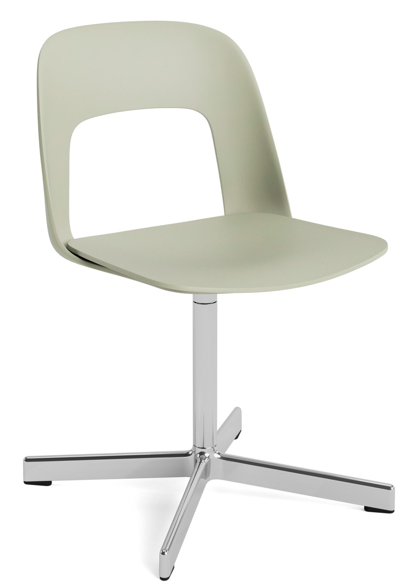 Layout Side Chair 131 4-Stern Drehfuß Stuhl Hay