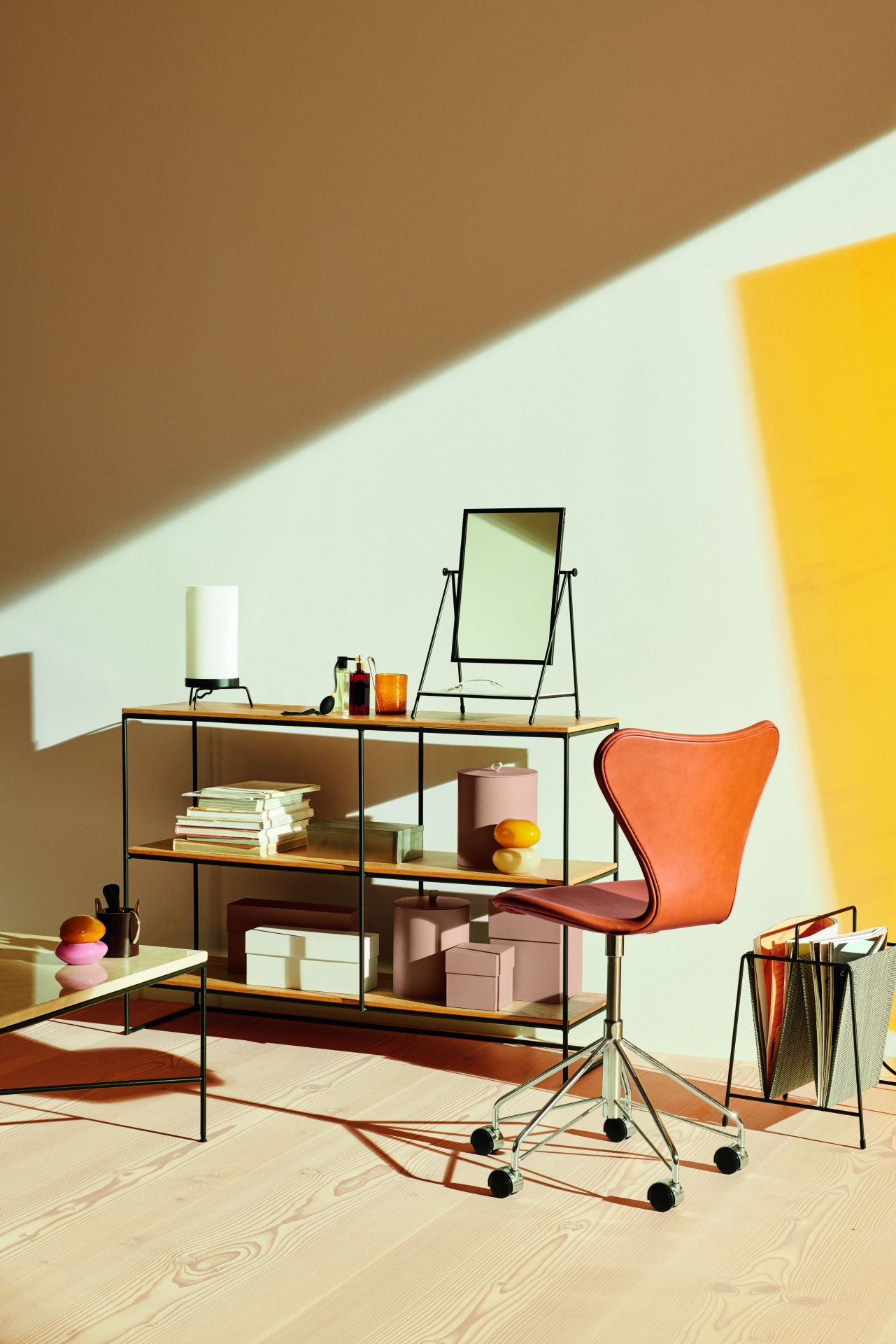 Siebener Drehstuhl 3117 Fritz Hansen