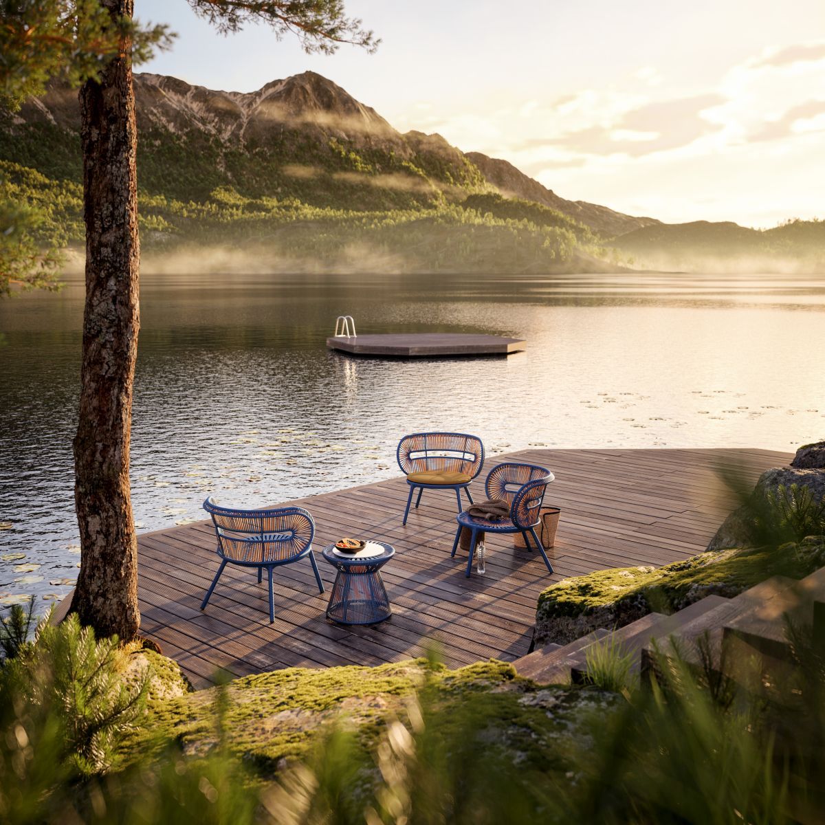 Cirql Nu Lounge Chair Outdoor Dedon