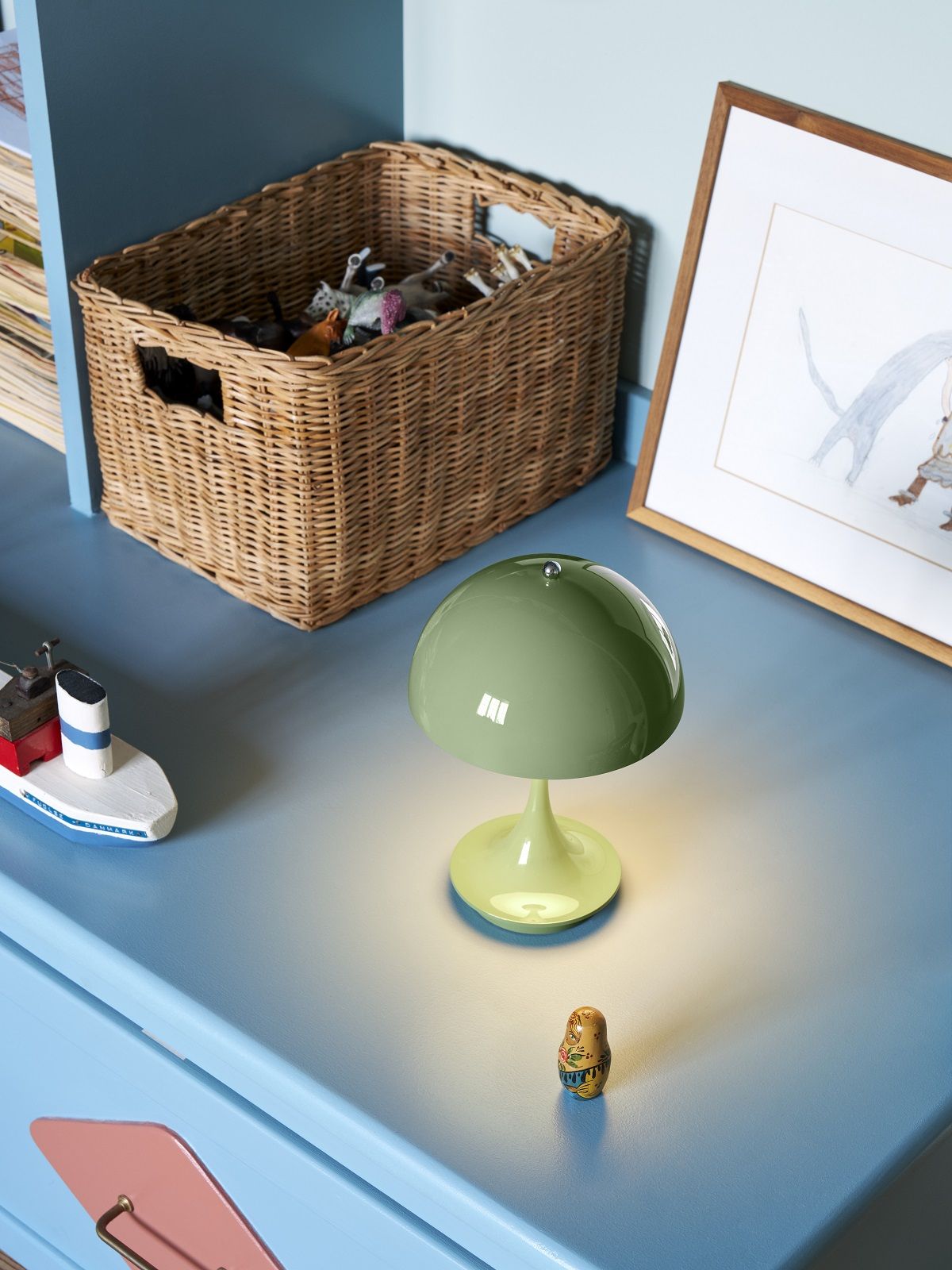 Panthella 160 Portable V3 Akku LED-Tischleuchte Indoor/Outdoor Louis Poulsen 