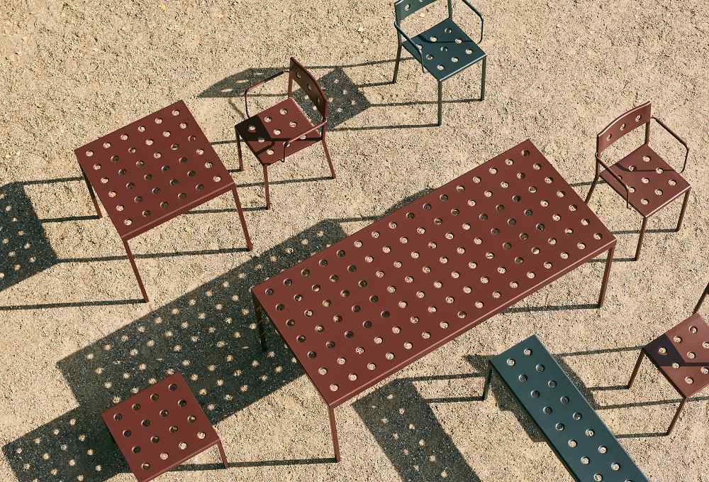 Balcony Outdoor Bench Bank klein Hay