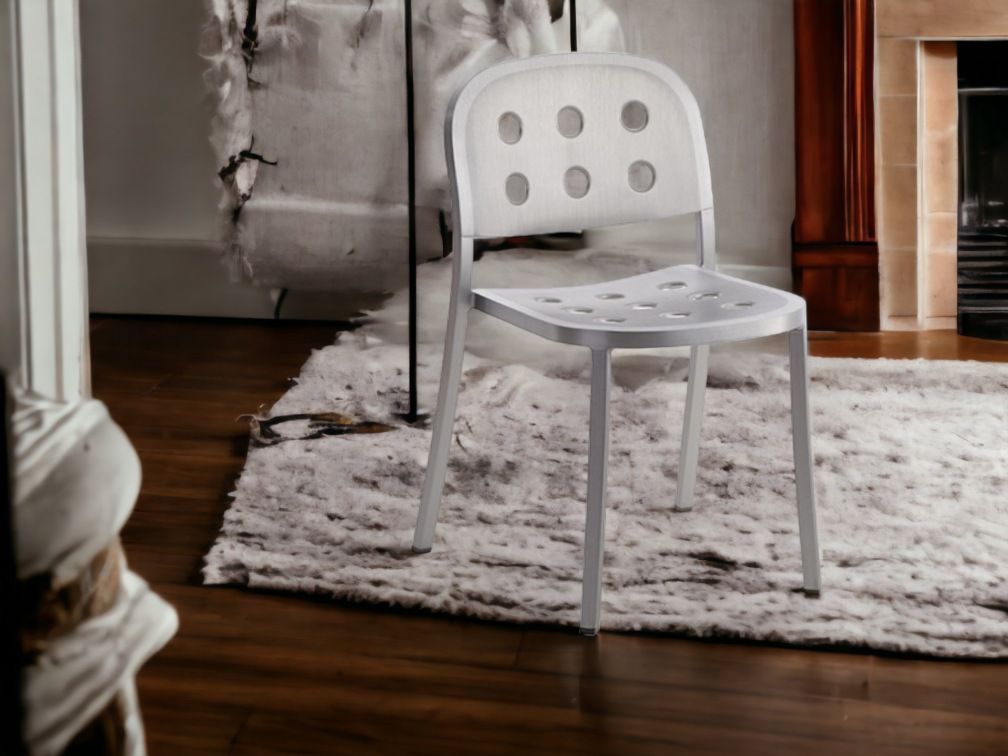 1 Inch All Aluminium Stacking Chair Stuhl stapelbar Emeco