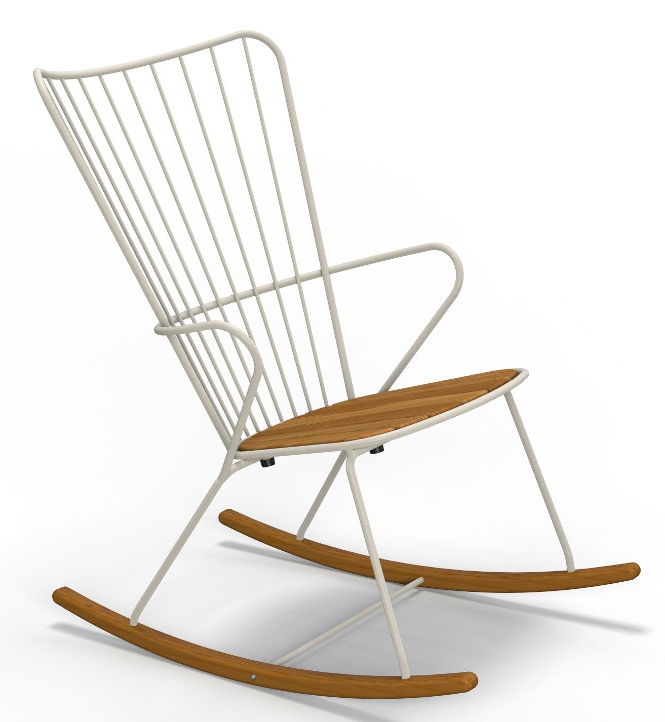 Paon Outdoor Rocking chair Schaukelstuhl Outdoor Houe Weiß