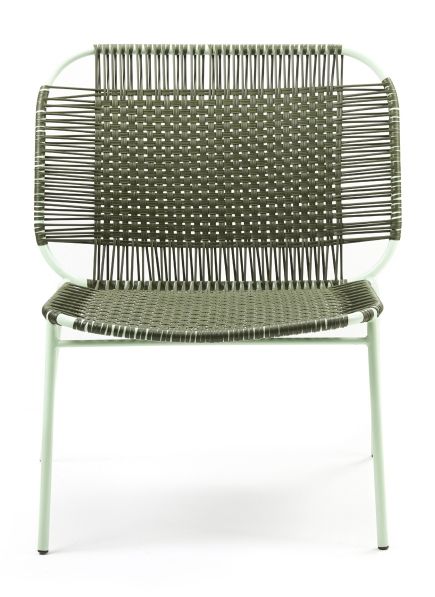 Cielo Lounge Chair low Lounge Stuhl niedrig Outdoor ames Olive grün - Pastell grün
