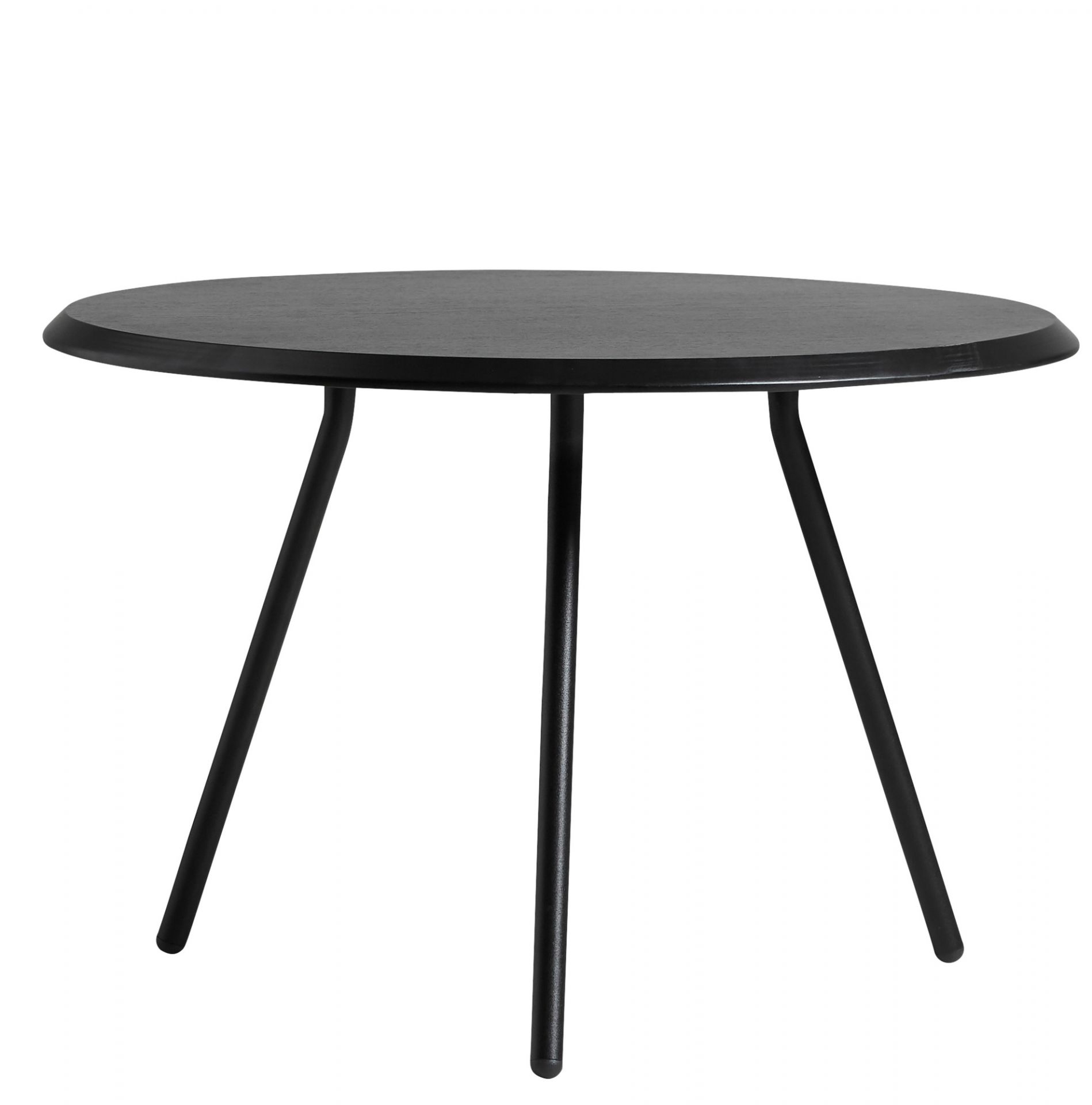 Soround Coffee Table Couchtisch Ø60x44 cm Charcoal Woud EINZELSTÜCK