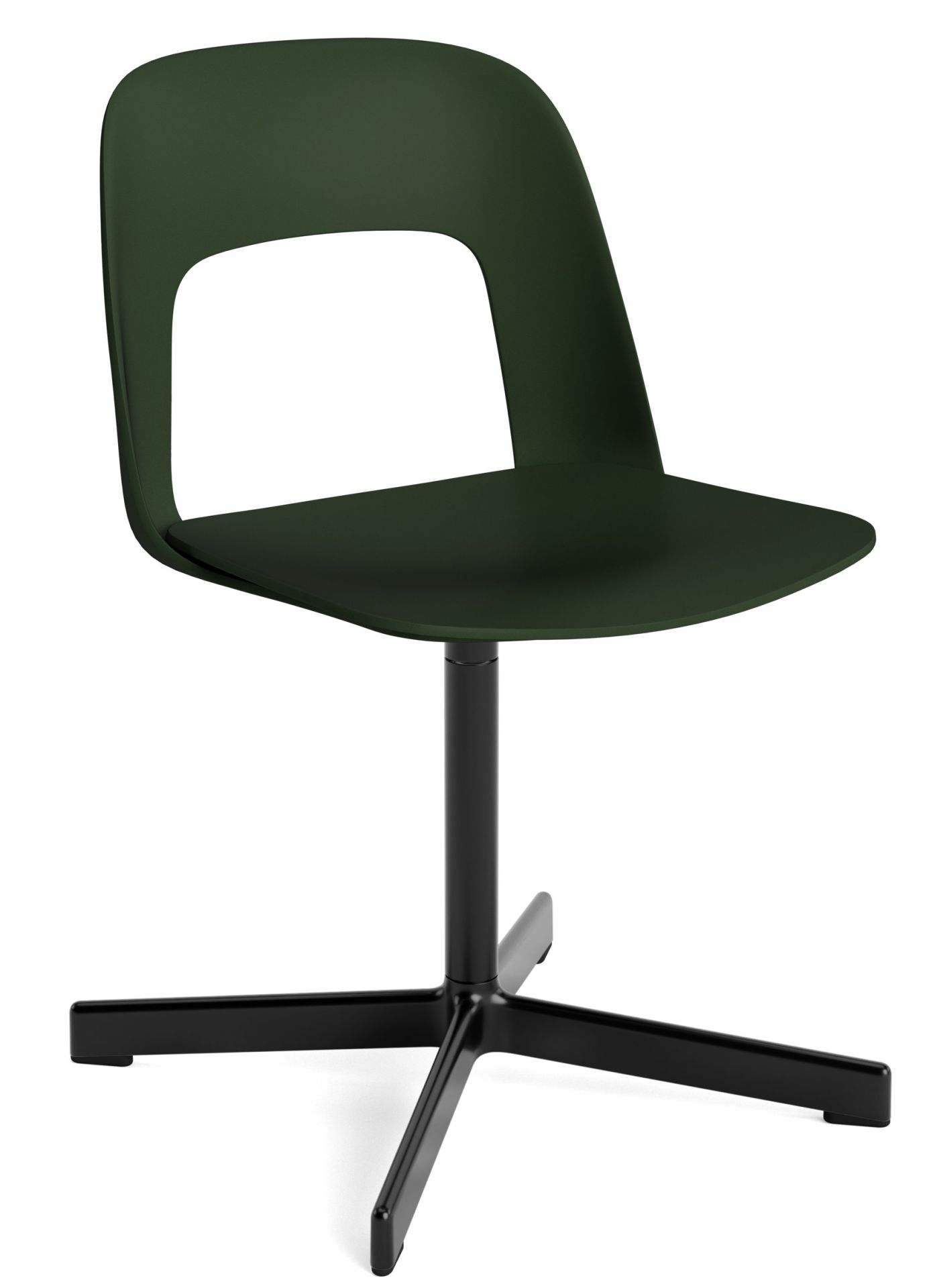 Layout Side Chair 131 4-Stern Drehfuß Stuhl Hay
