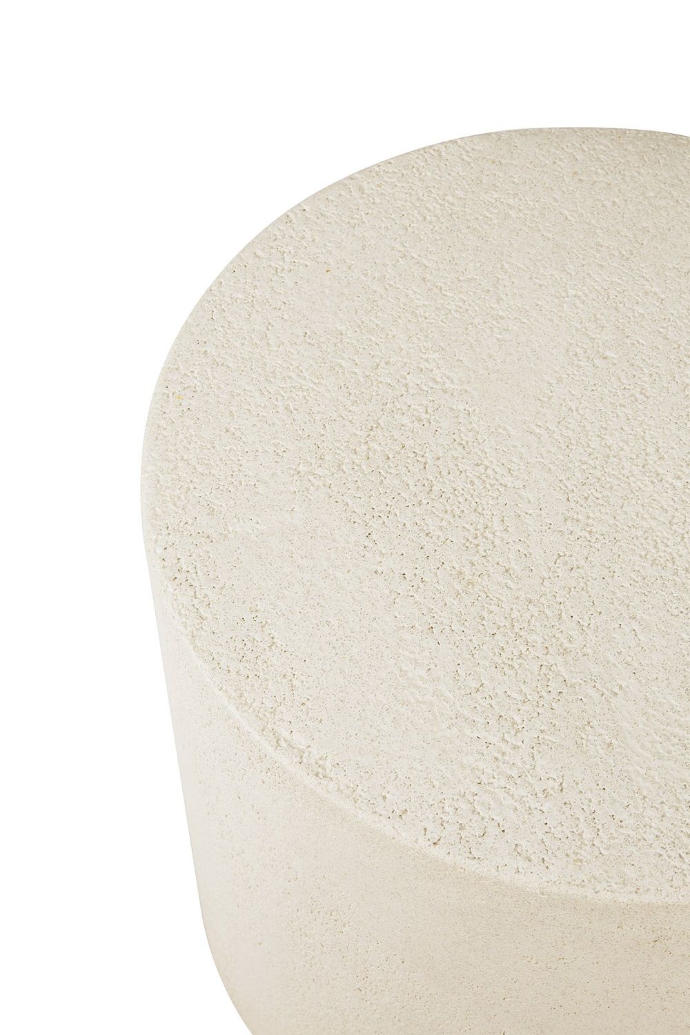 Elements Couchtisch Microcement Off White Rund Ethnicraft
