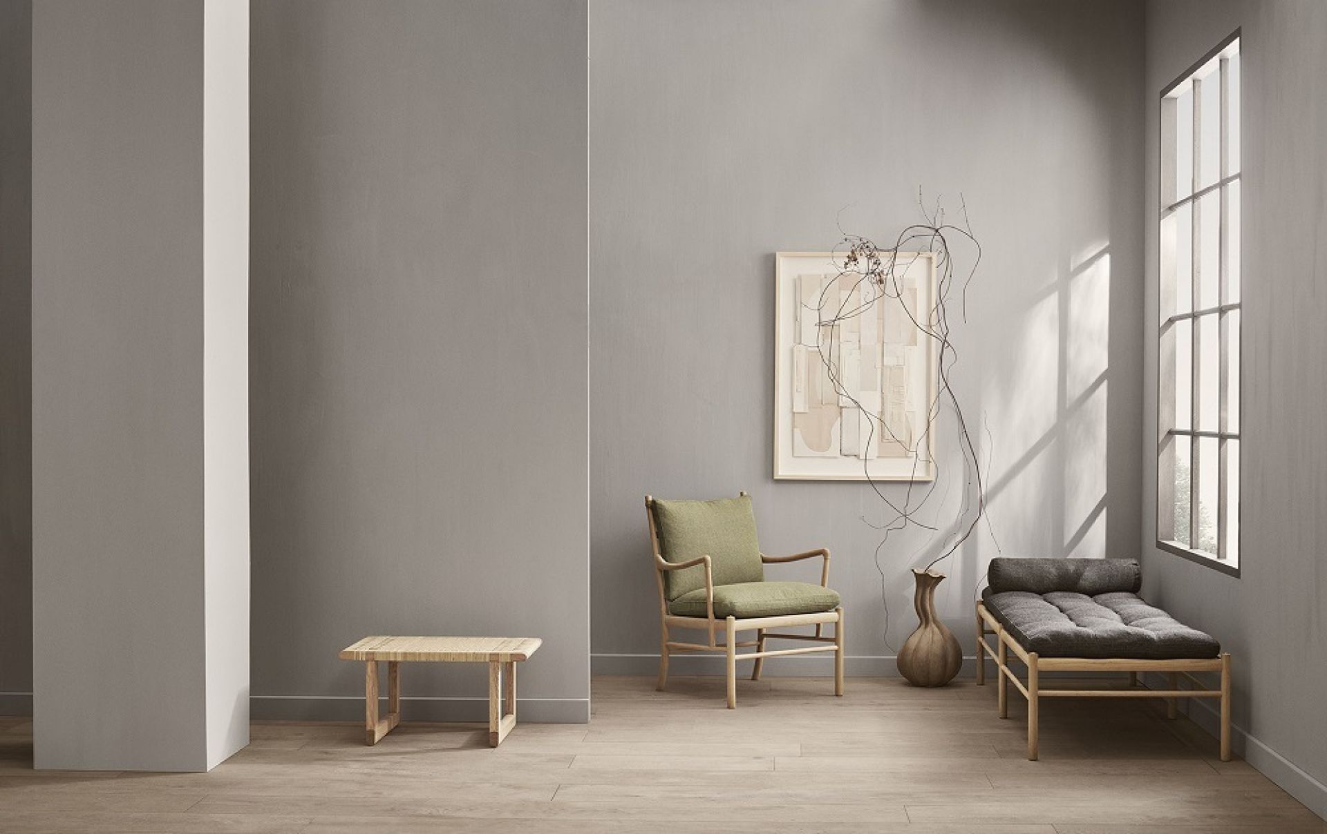 BM0488S Tischbank klein Carl Hansen & Søn