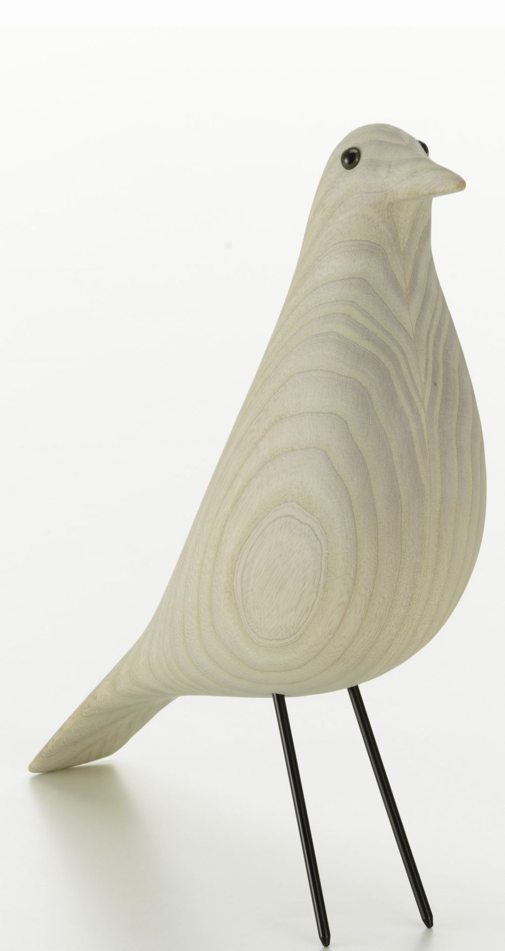 Eames House Bird Skulptur Esche weiß geölt Vitra Neue Version