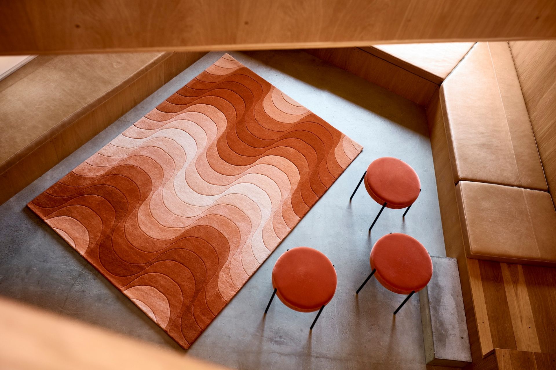Wave Rug Teppich Verpan