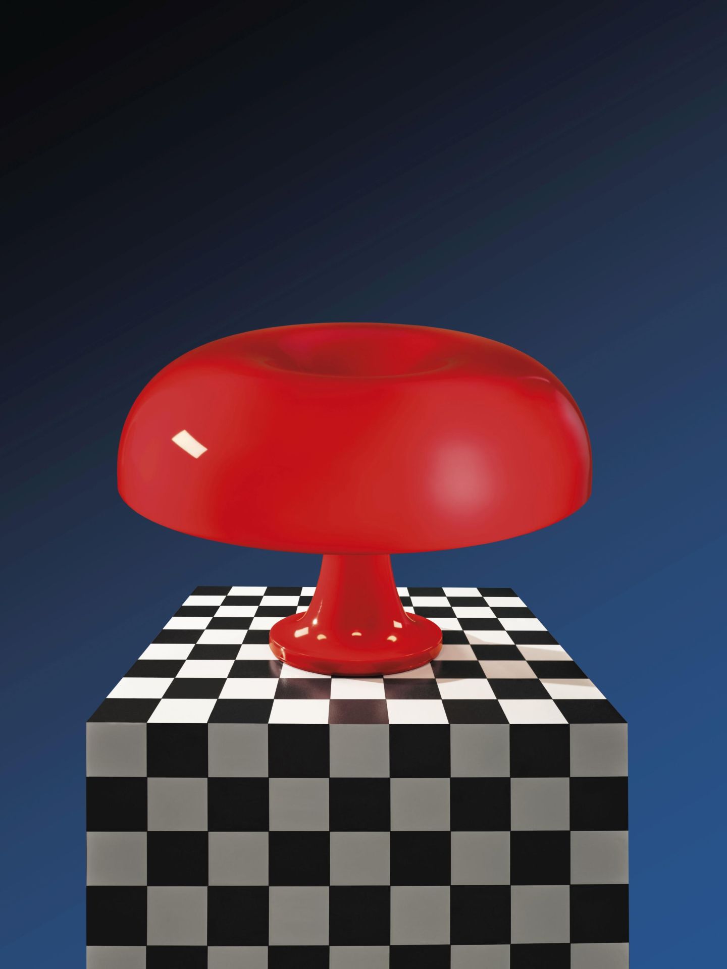 Nessino Tischleuchte Artemide Rot