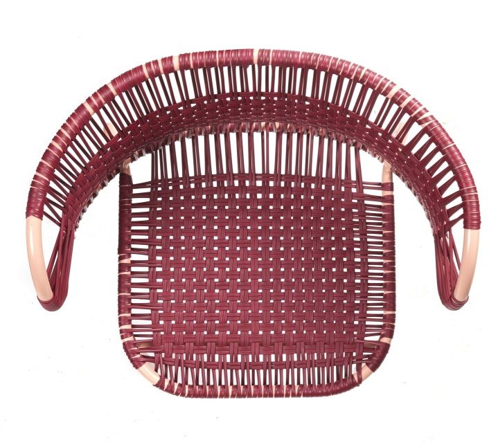 Cielo Stacking Armchair Stapelbarer Armlehnstuhl Outdoor ames Rot - Pink sand