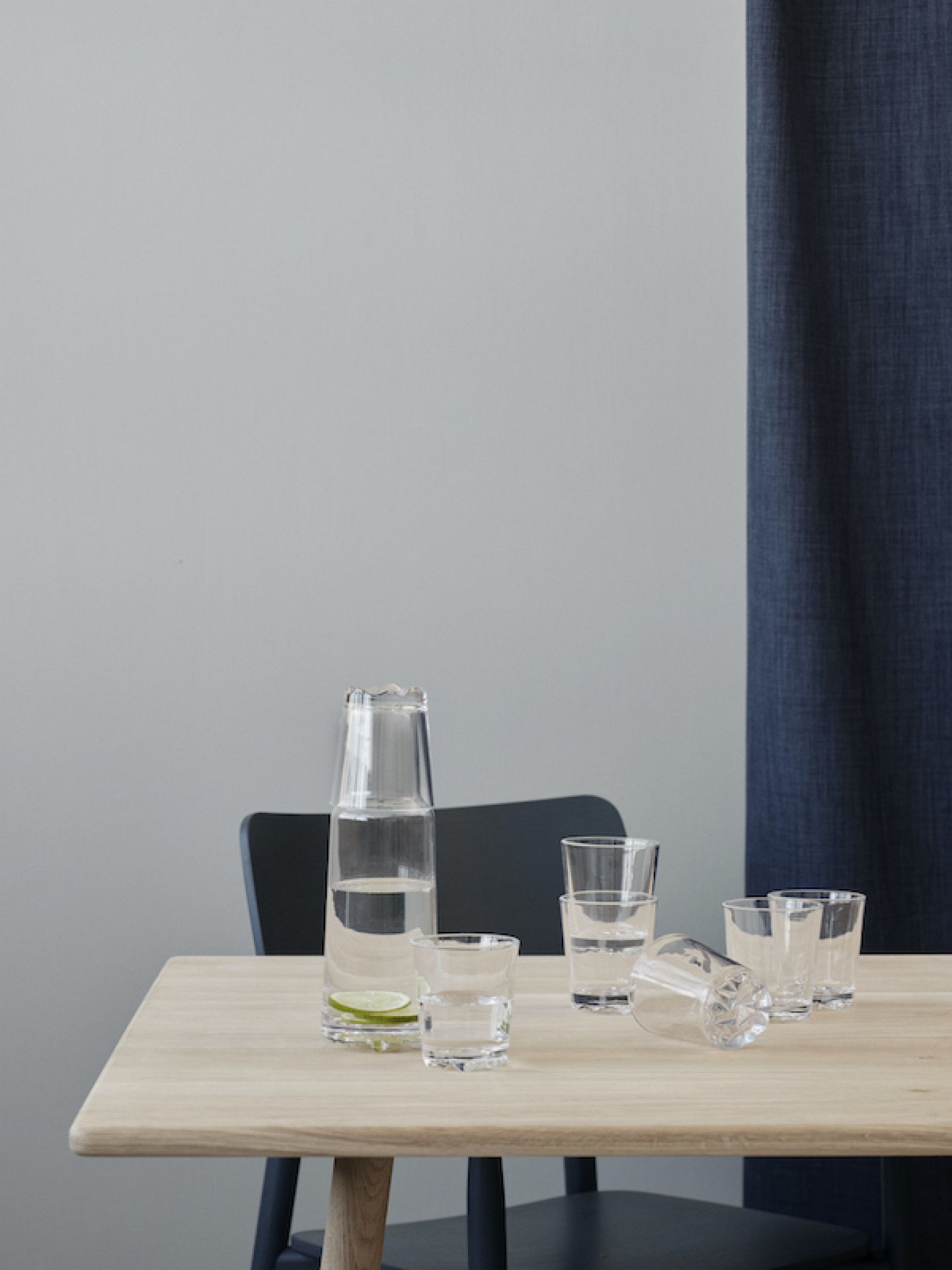 Glacier Karaffe 1 Liter mit 0,25 Glas Stelton EINZELSTÜCK