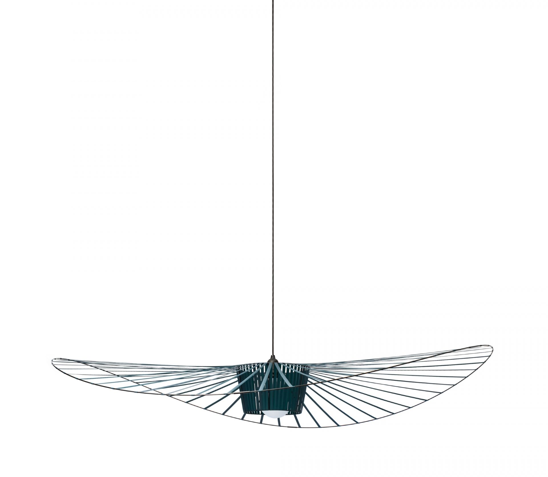 Vertigo Pendelleuchte von Petite Friture, große Designerlampe aus Metall, modernes Wohnaccessoire für Deckenmontage.