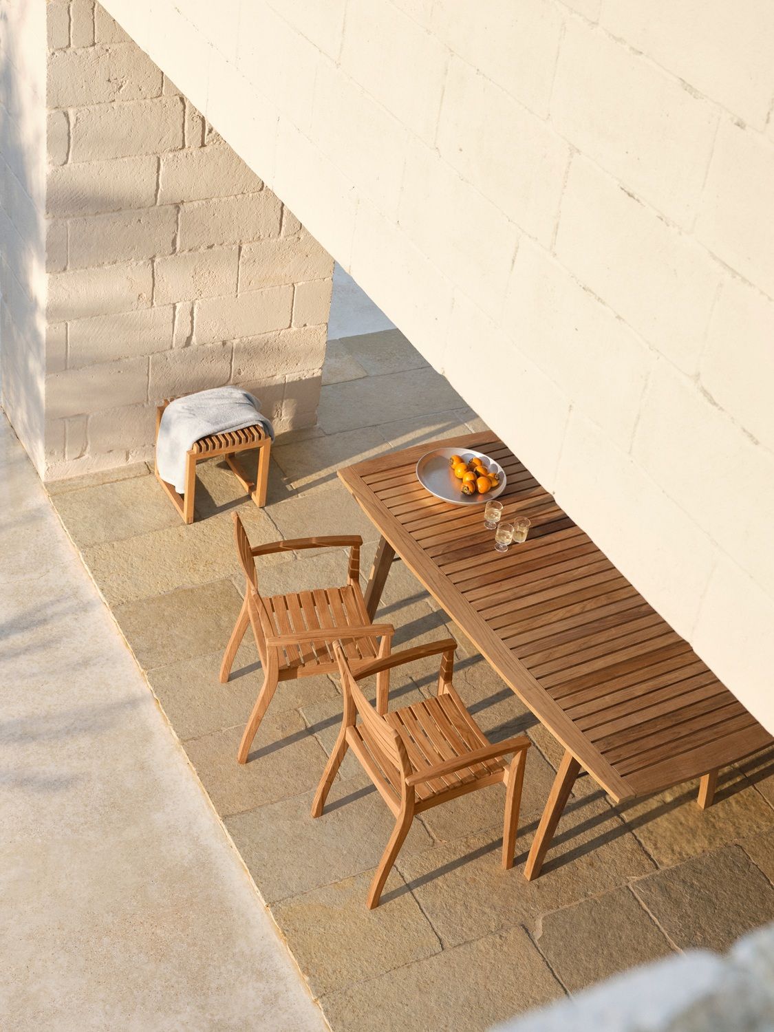 Ballare Table 4-Sitzer Tisch Outdoor Skagerak by Fritz Hansen