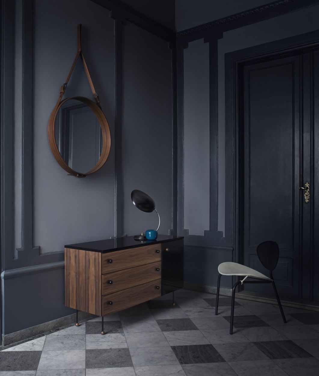 Adnet Circular Wandspiegel Gubi