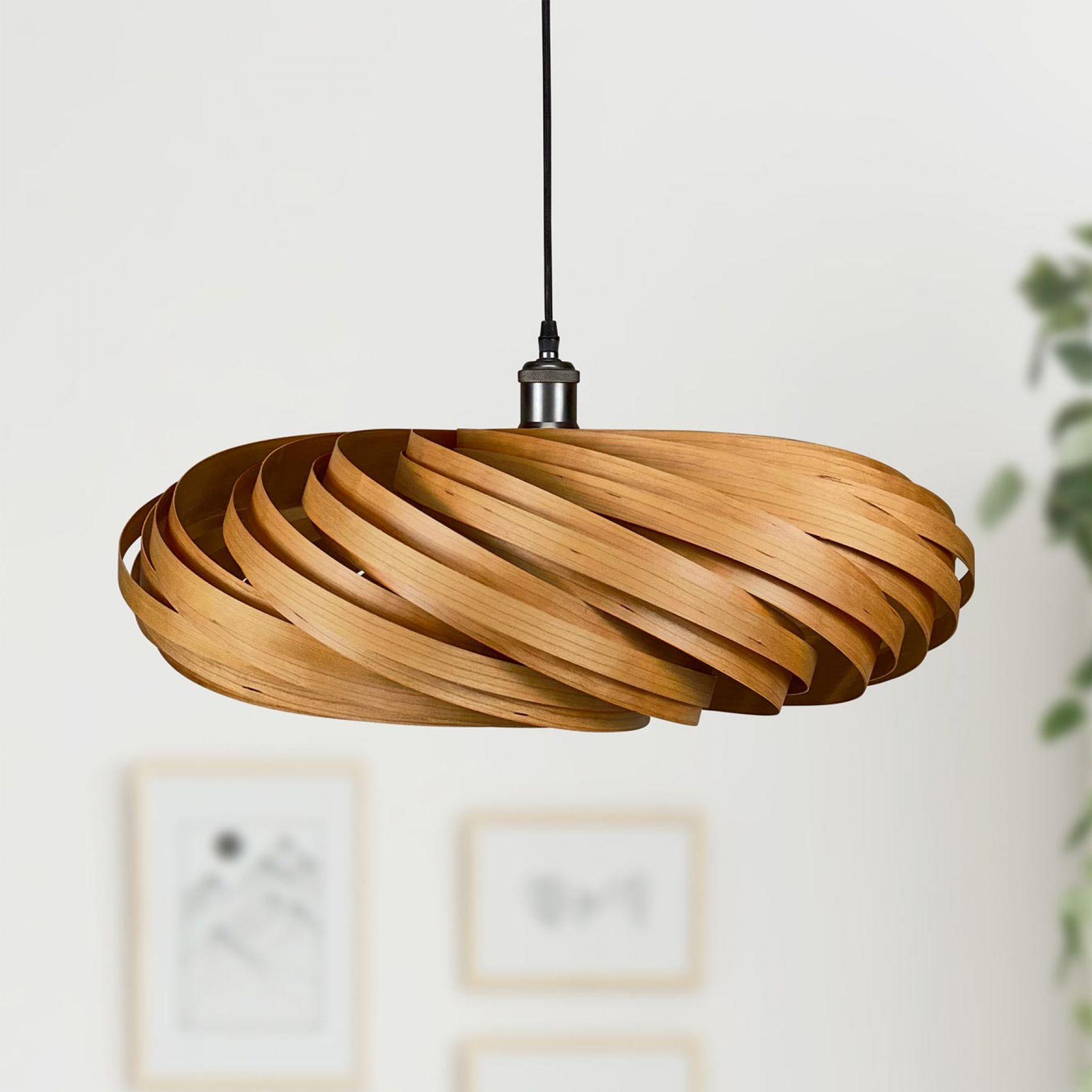 Veneria Hängeleuchte Ø60 cm Kirschbaum Gofurnit