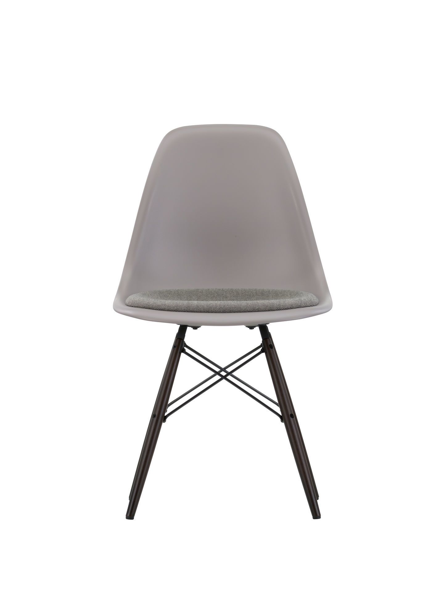 Eames Plastic Side Chair DSW Stuhl mit Sitzpolster Vitra