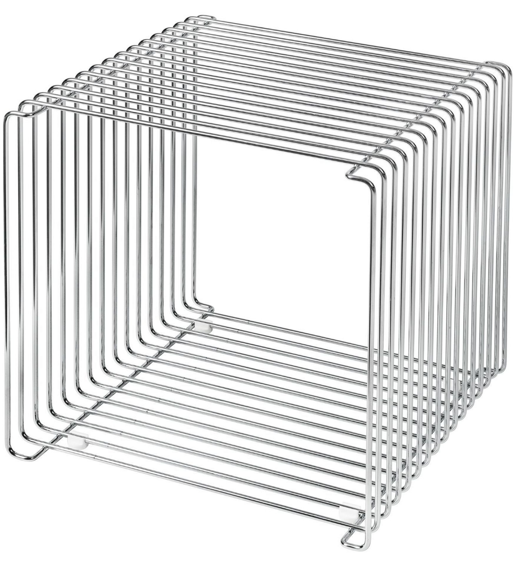 Wire Cube Drahtregal Montana-verchromter Stahl
