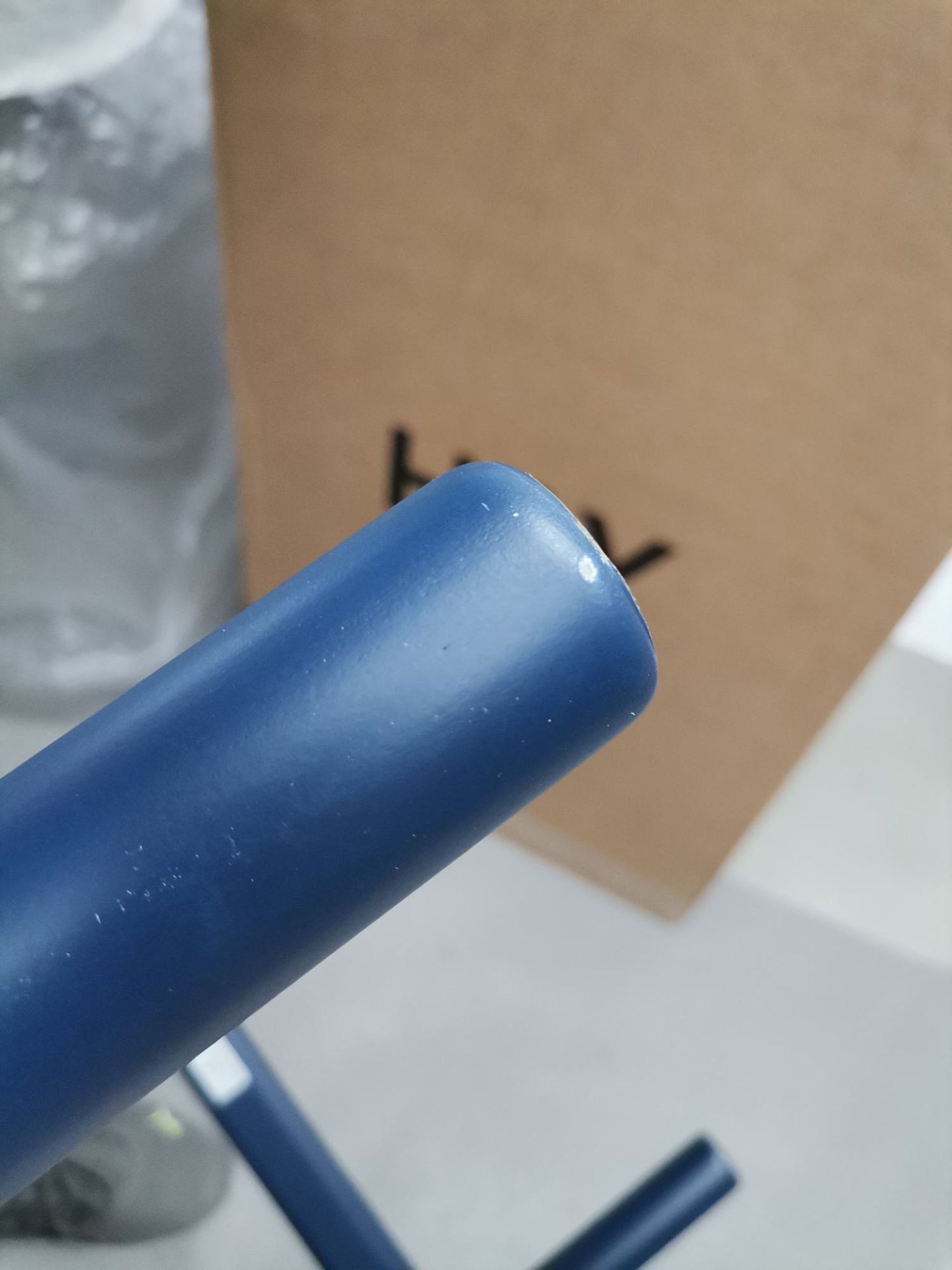 CH53 Hocker BLAU CHS Carl Hansen & Søn MÄNGELEXEMPLAR