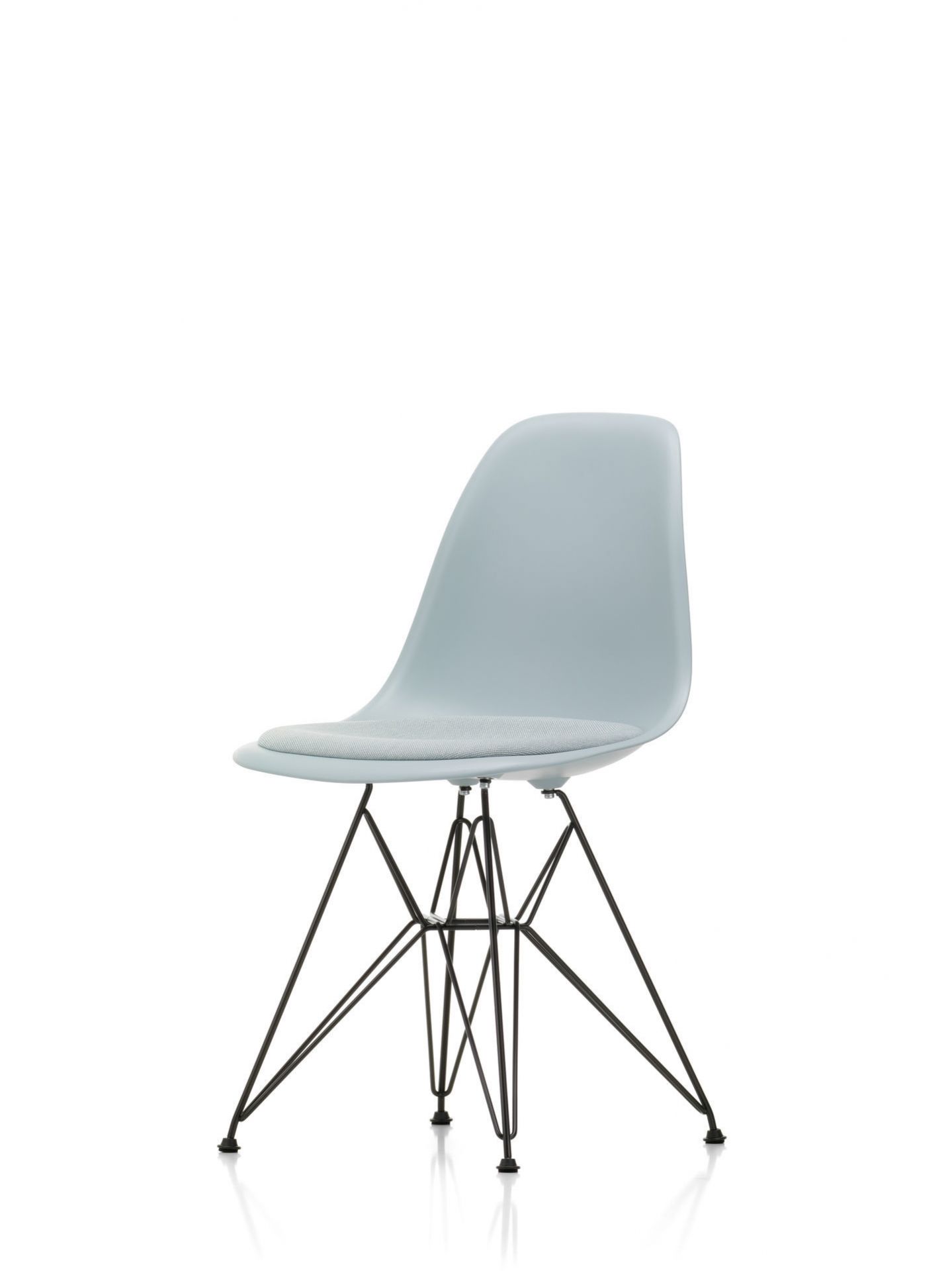 Eames Plastic Side Chair DSR Stuhl mit Sitzpolster Vitra