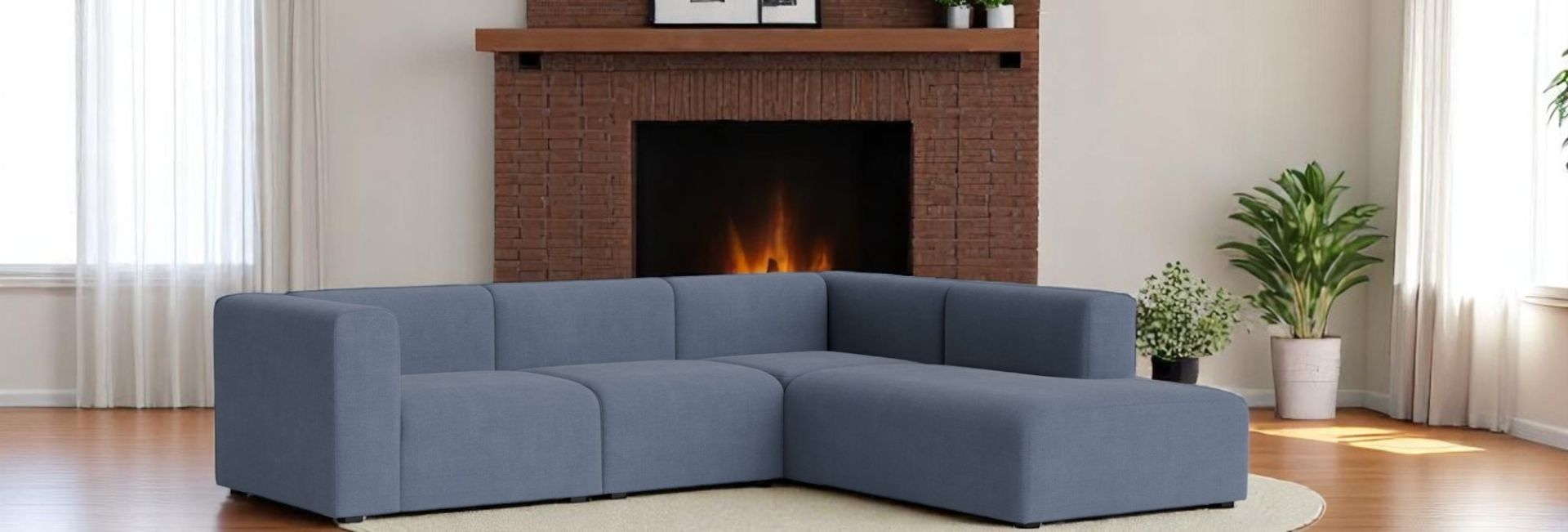 Mags Sofa Corner Combination 2 mit Armlehne rechts Hay  