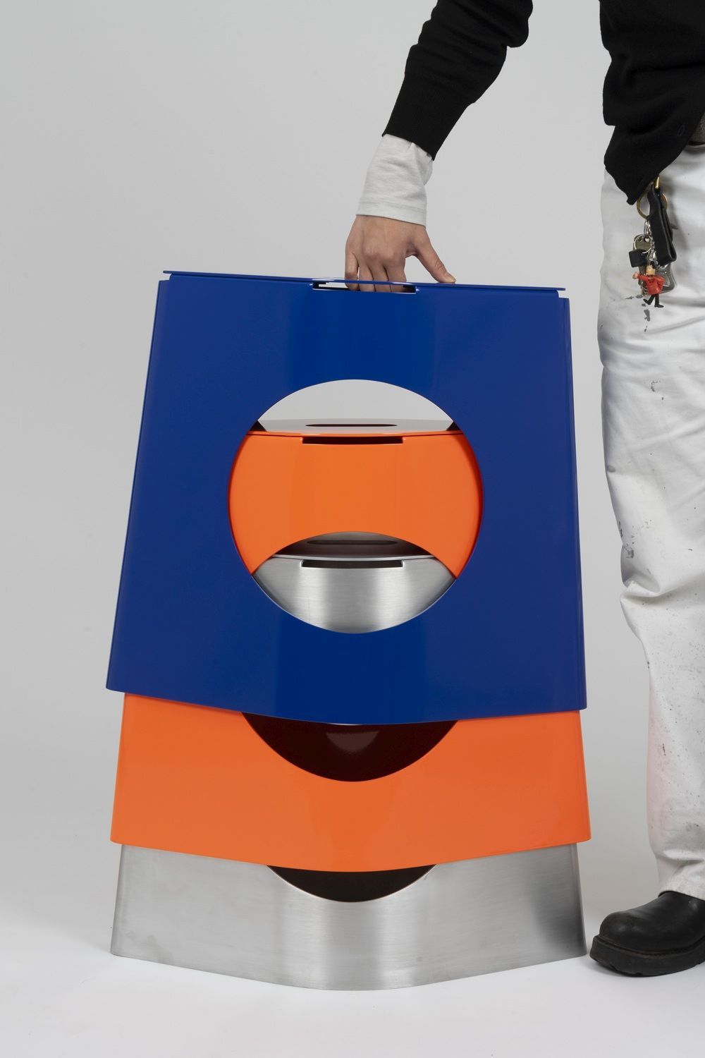 Prism Hocker stapelbar / Beistelltisch Tecta