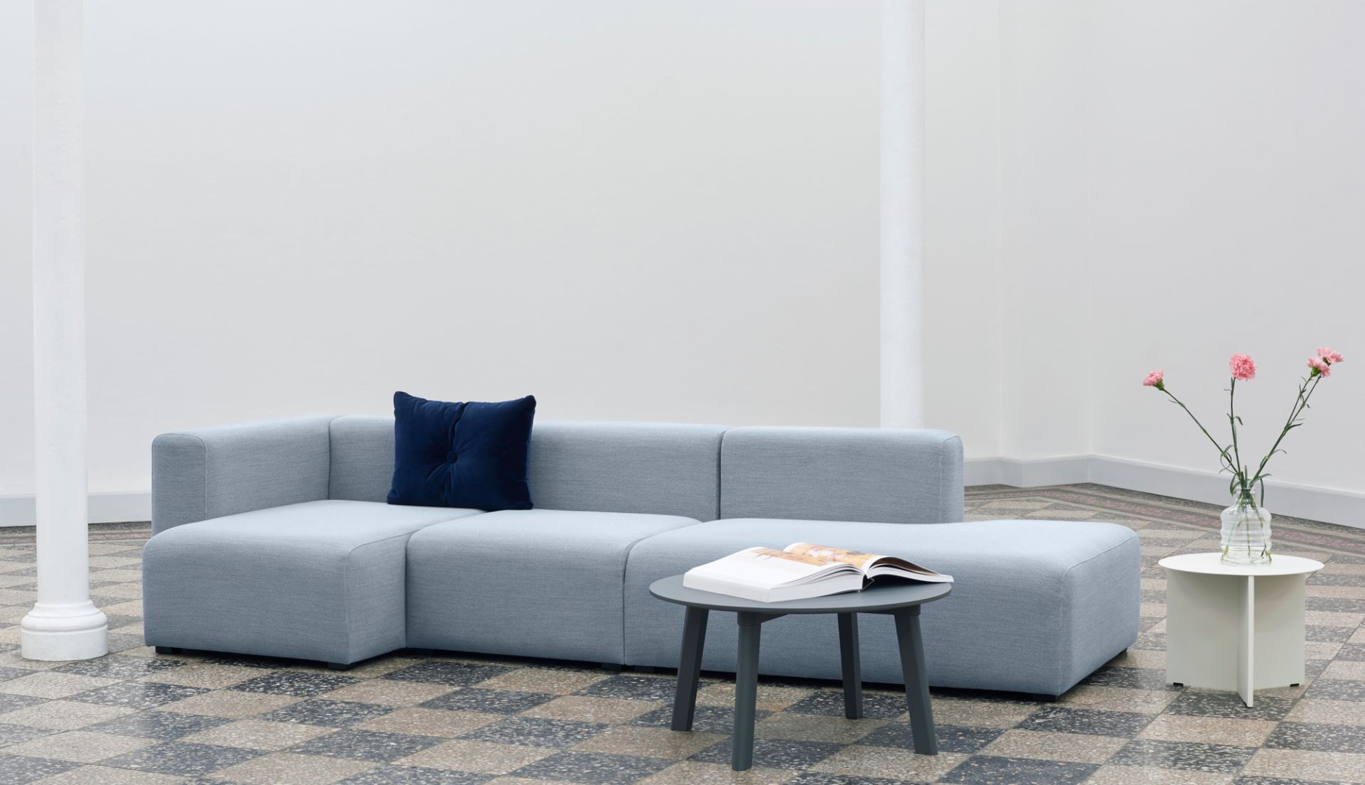 Mags Sofa 3-Sitzer Combination 4 Hay Stoff Remix 123 / Rechts