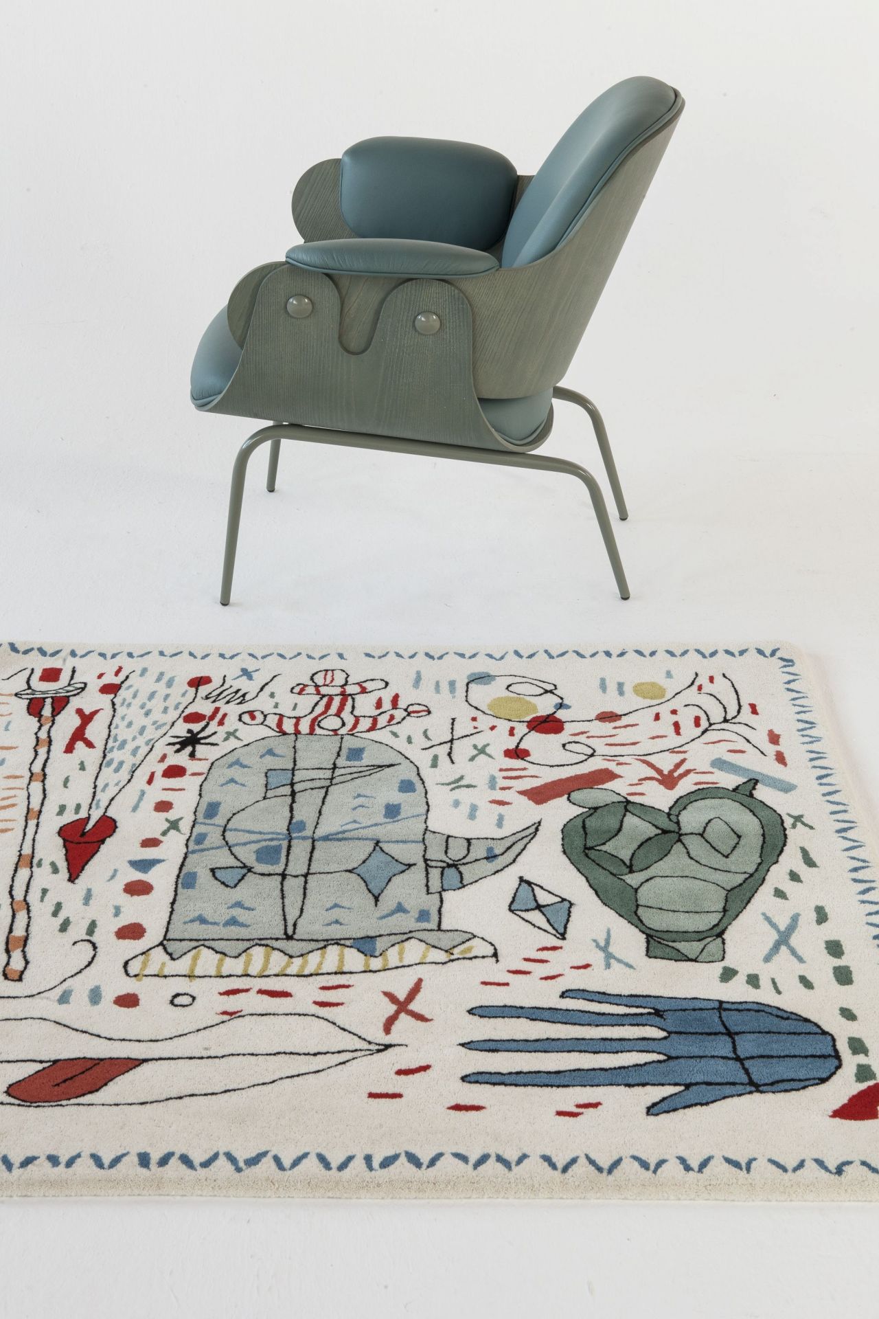 Hayon x Nani Teppich mit Wandaufhängung 120x130 Nanimarquina