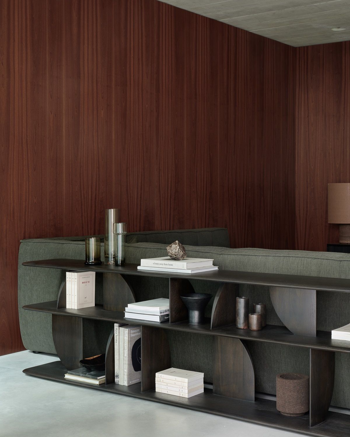 Geometric Konsole / Beistelltisch Teak dunkel Ethnicraft