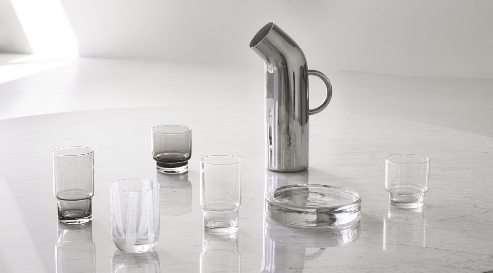Pipe Pitcher Krug Edelstahl Normann Copenhagen EINZELSTÜCK