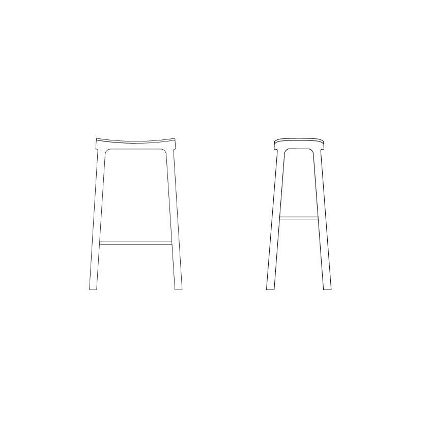 Crofton Barstool Barhocker Please wait to be seated 