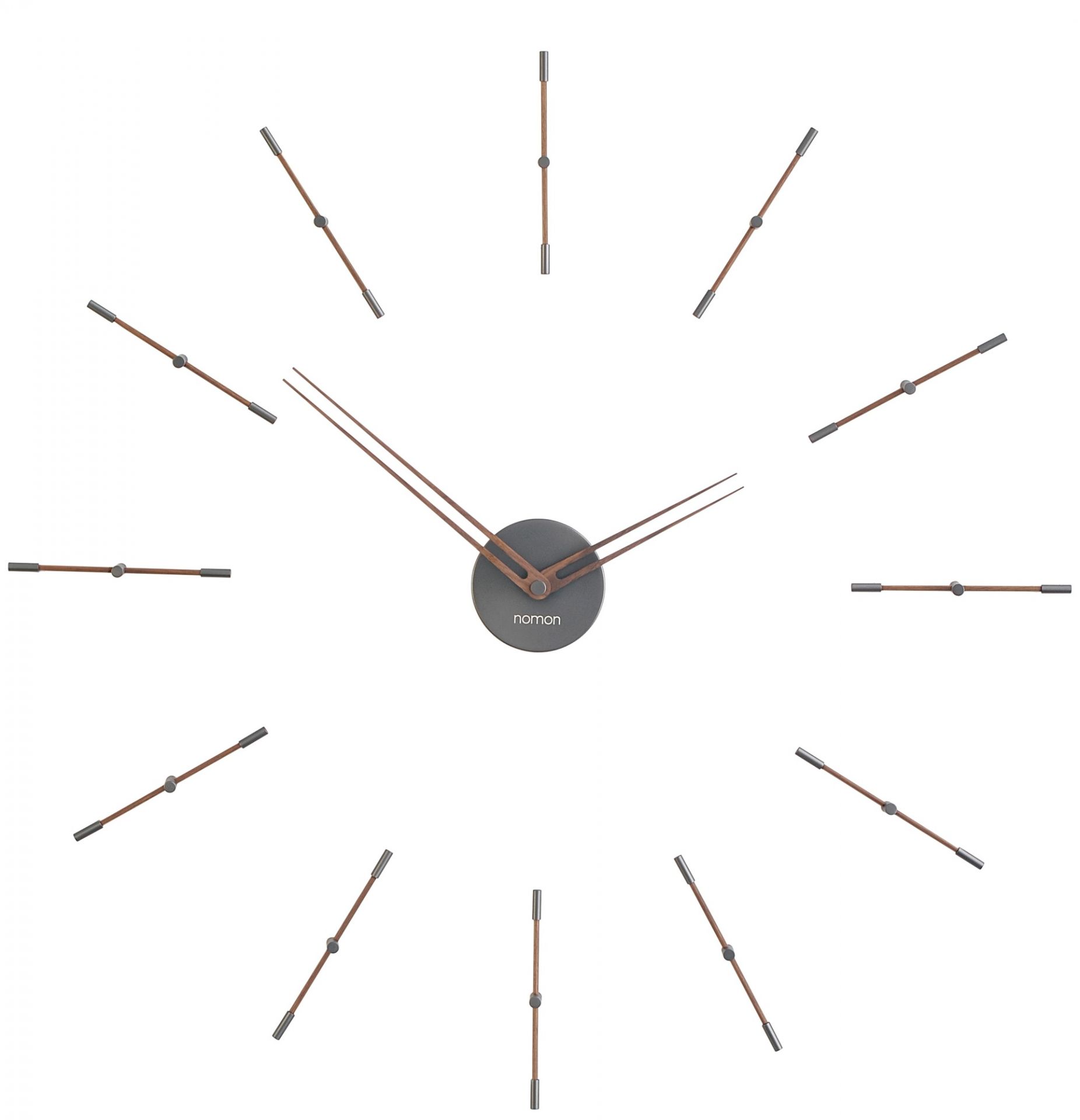 Mini Merlin Wanduhr nomon Graphite