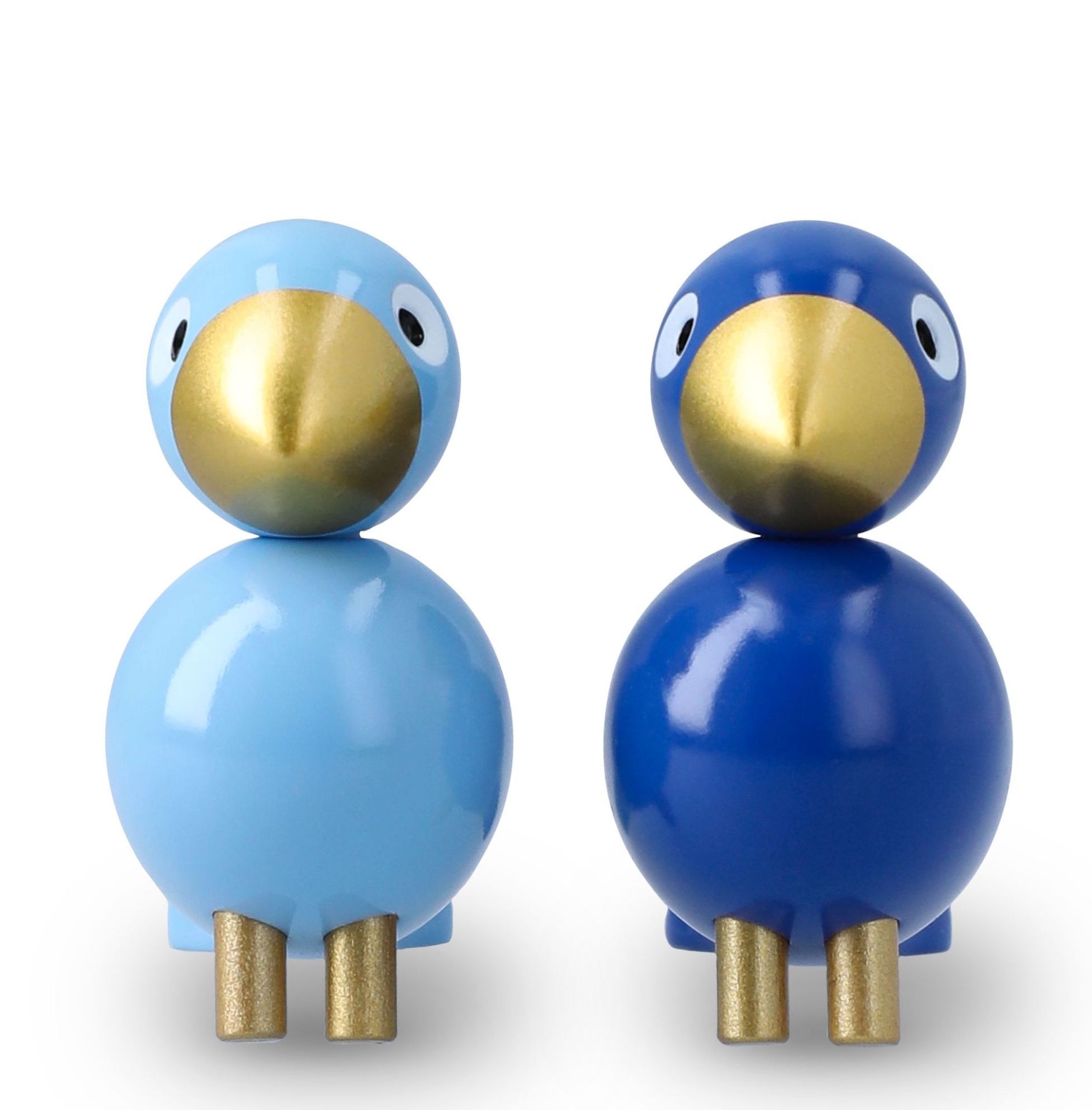 Wintervögel Liliput blau/hellblau Set Kay Bojesen