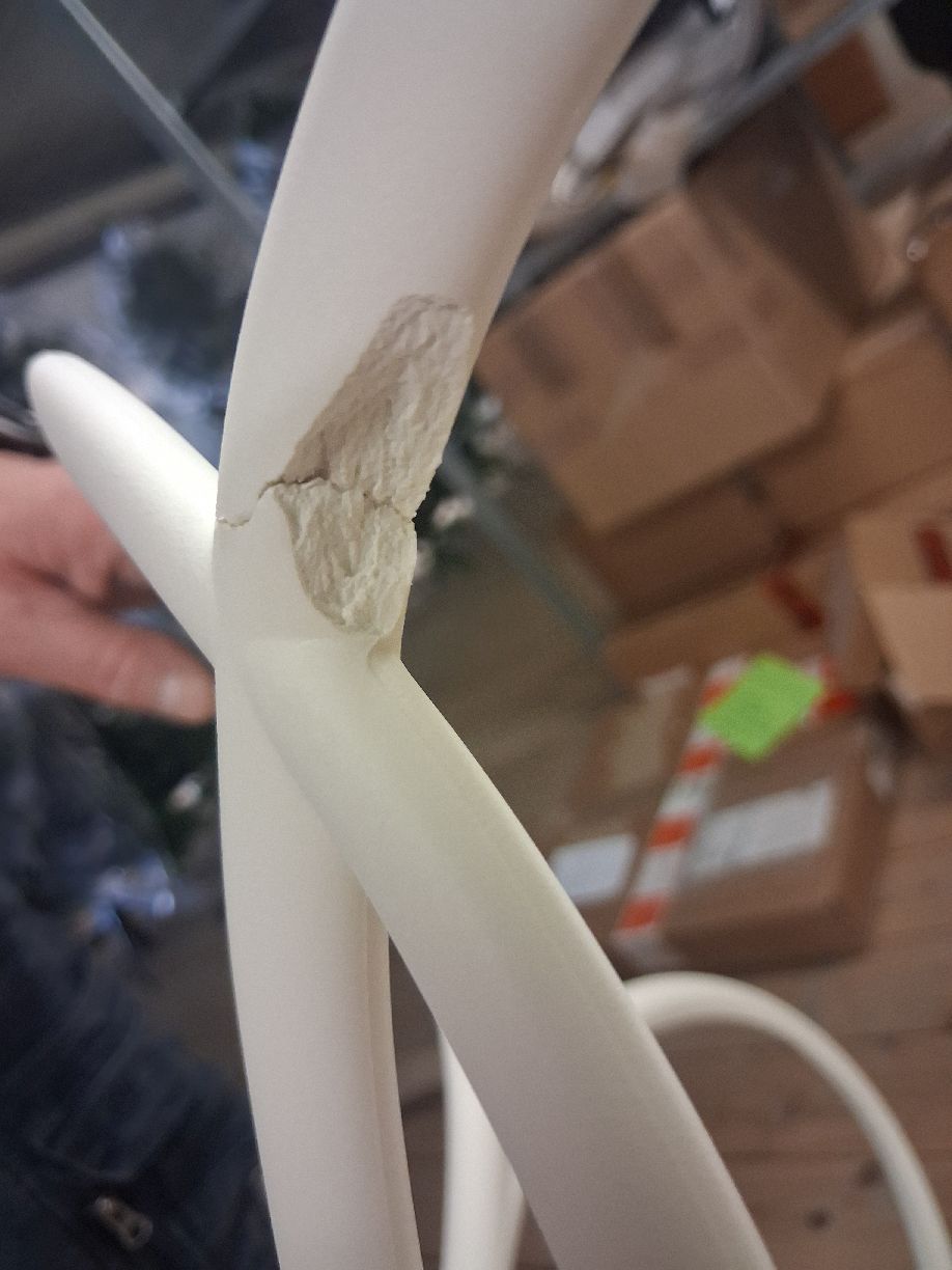 Sissi Armlehnstuhl WEISS Driade MÄNGELEXEMPLAR