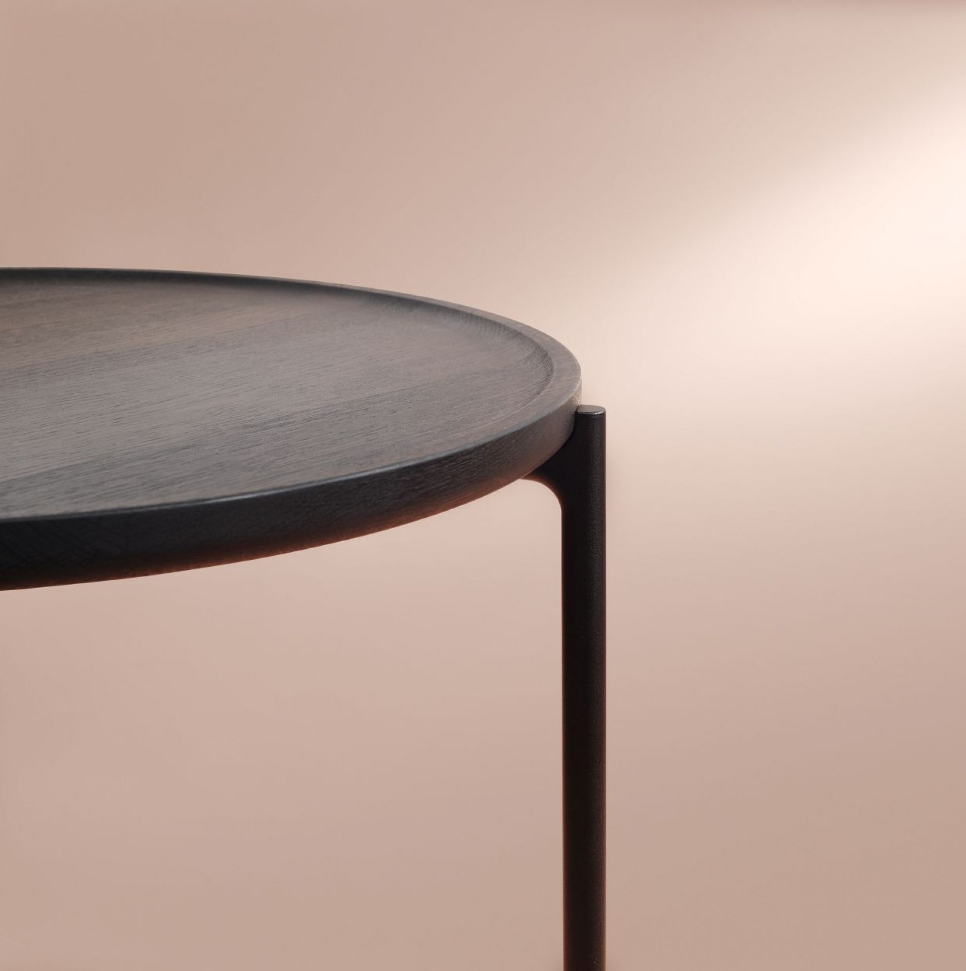Savoye Tisch Eiche rund - geräuchert ø 60 x H 42 cm Eva Solo