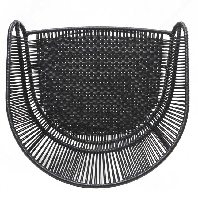 Circo Lounge Chair Loungesessel Outdoor ames Schwarz matt / Schwarz