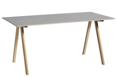 Copenhague Table CPH10 Tisch EICHE GESEIFT / PLATTE  LINOLEUM GRAU Hay MÄNGELEXEMPLAR