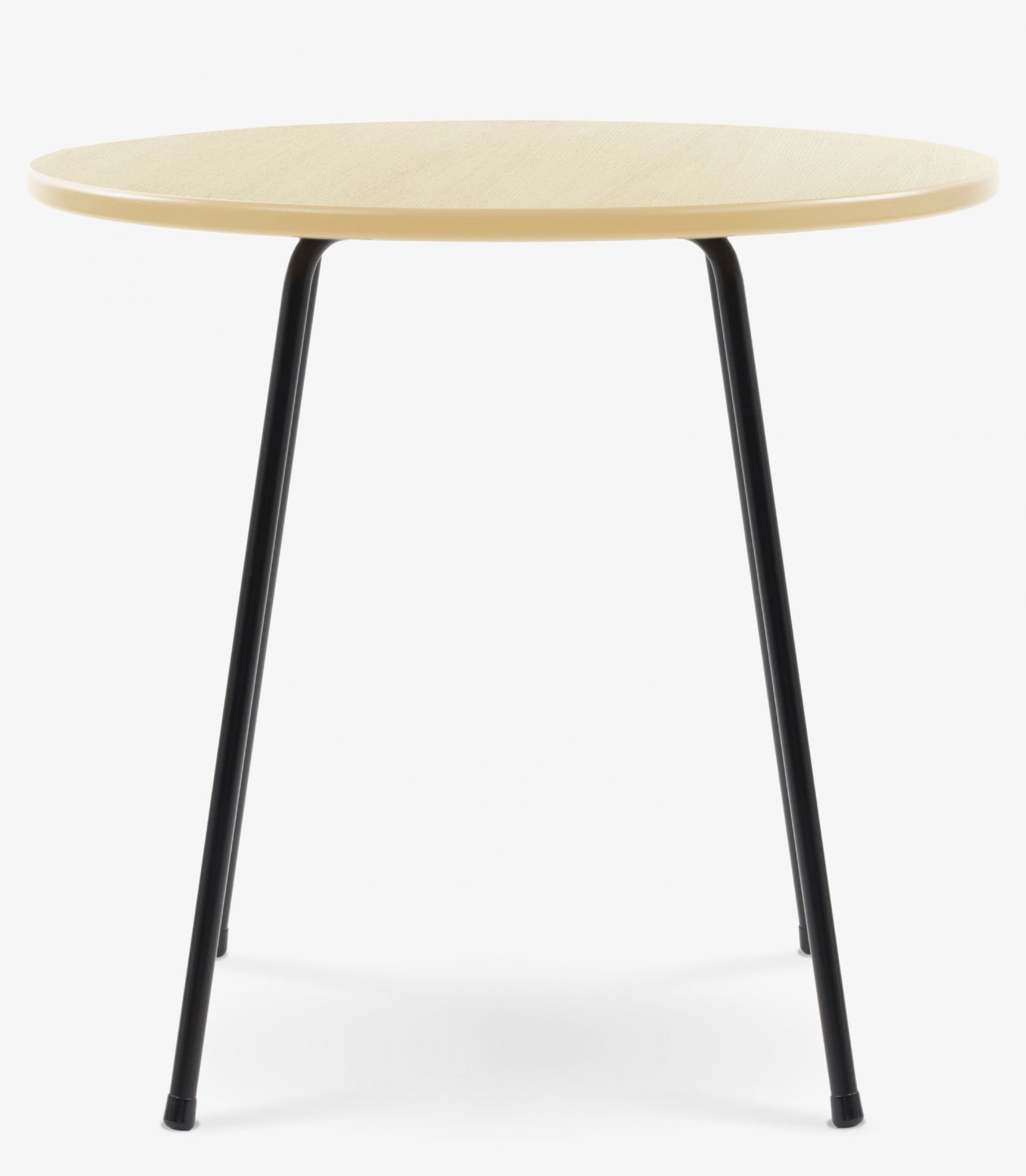 SE 330 Cafétisch Wilde+Spieth matt Schwarz - Esche klar lackiert