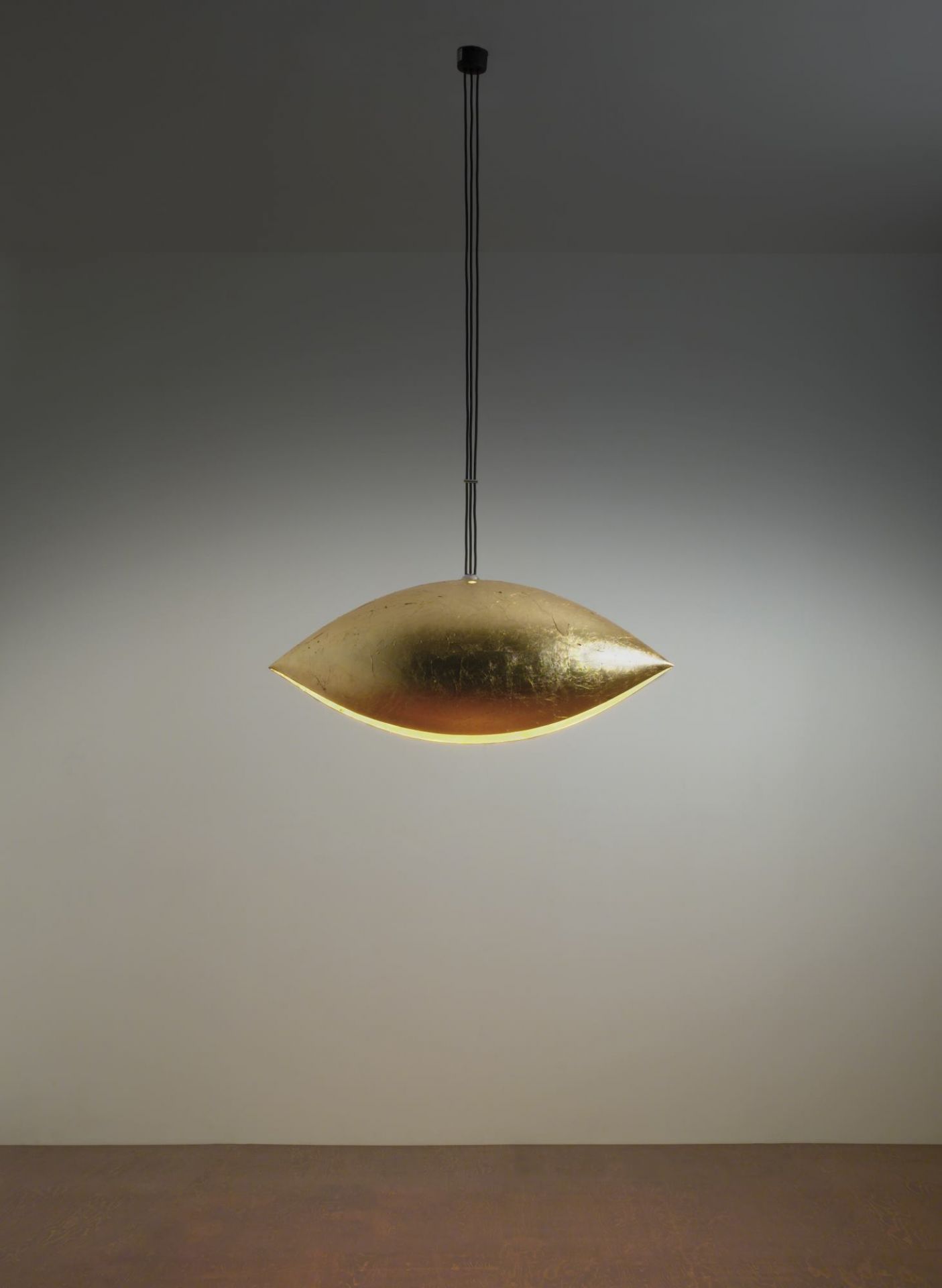 Malagola Hängeleuchte L 55 cm / GOLD Catellani & Smith EINZELSTÜCK