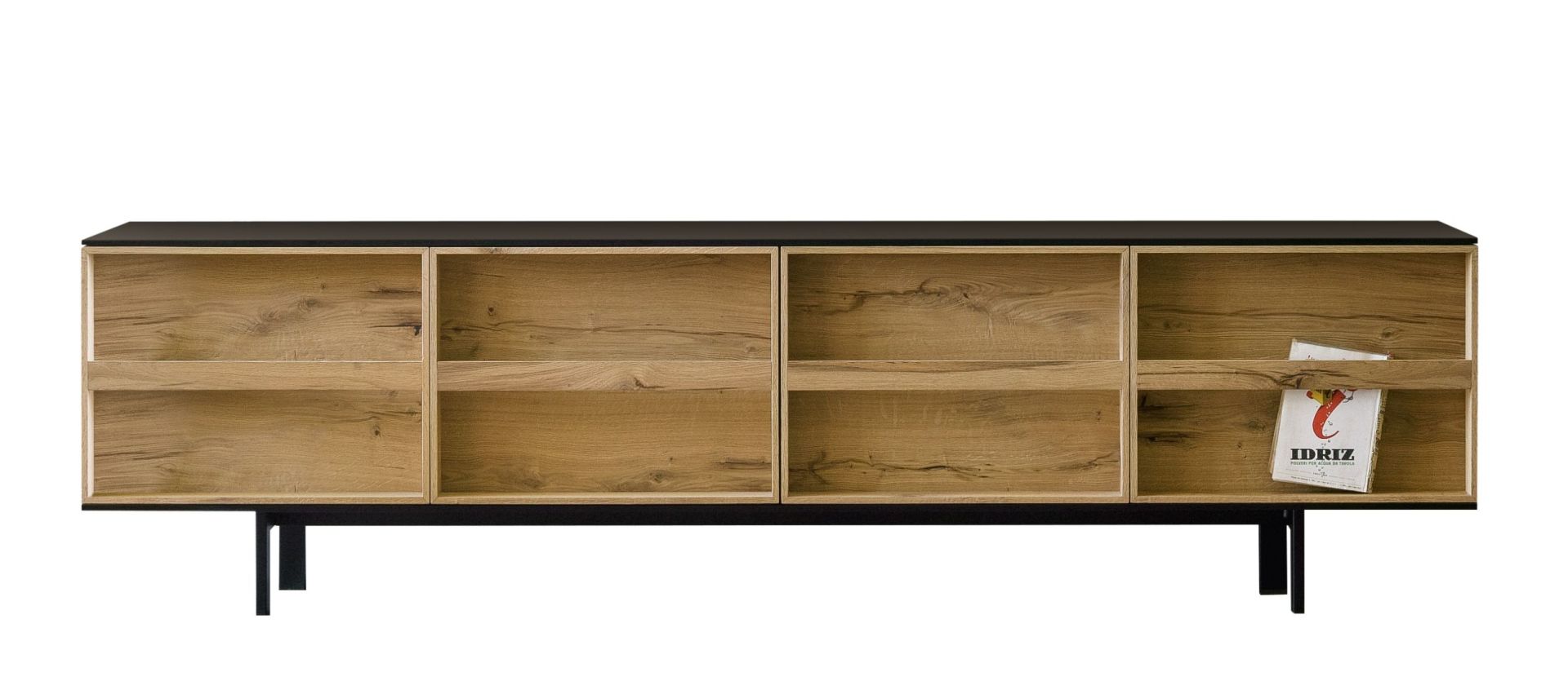 Ramblas Sideboard Large schwarz - Vintage Eiche Miniforms