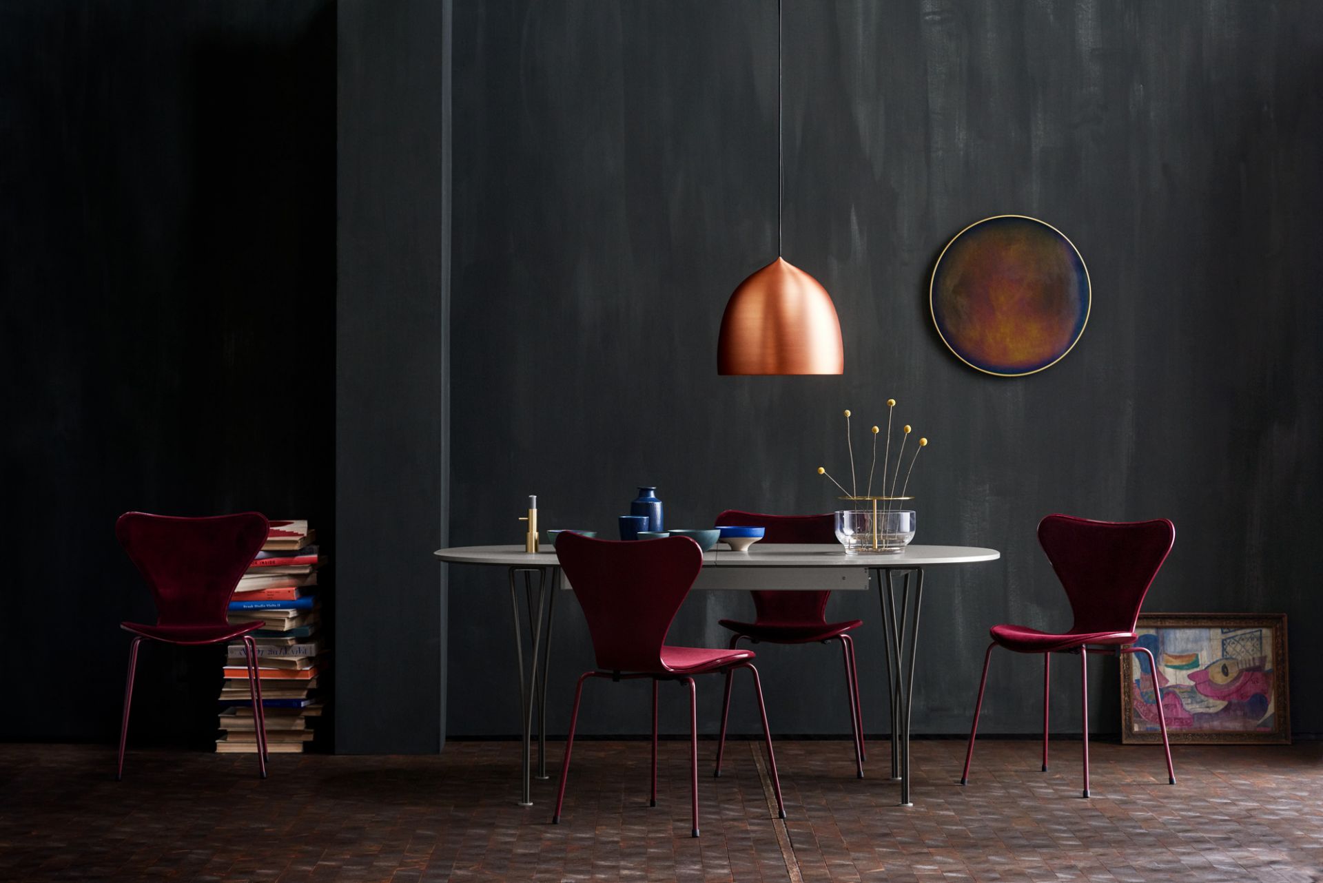 Suspence P2 Pendelleuchte Fritz Hansen Schwarz